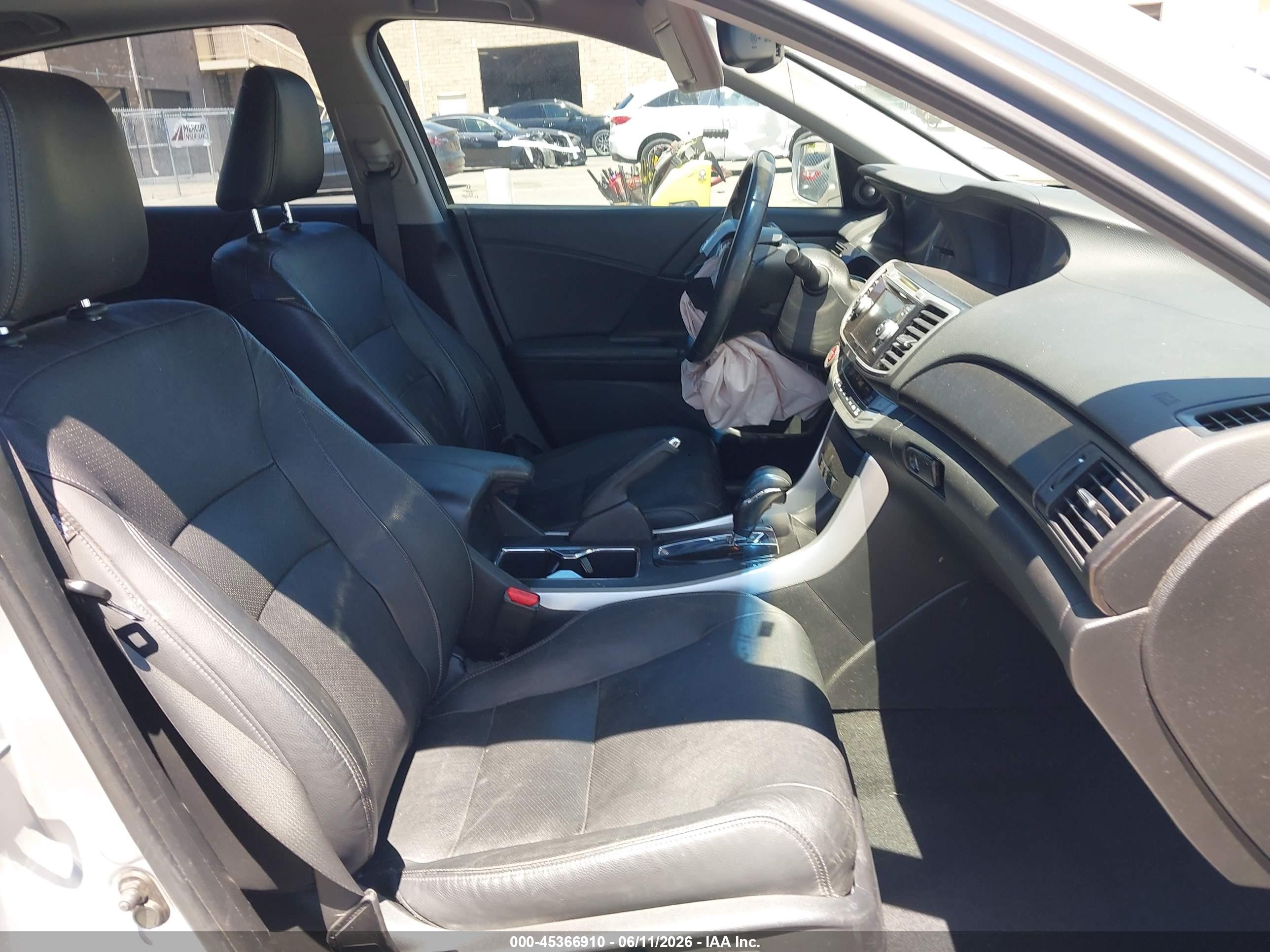 2013 Honda Accord Ex-l Silver vin: 1HGCR2F83DA009658