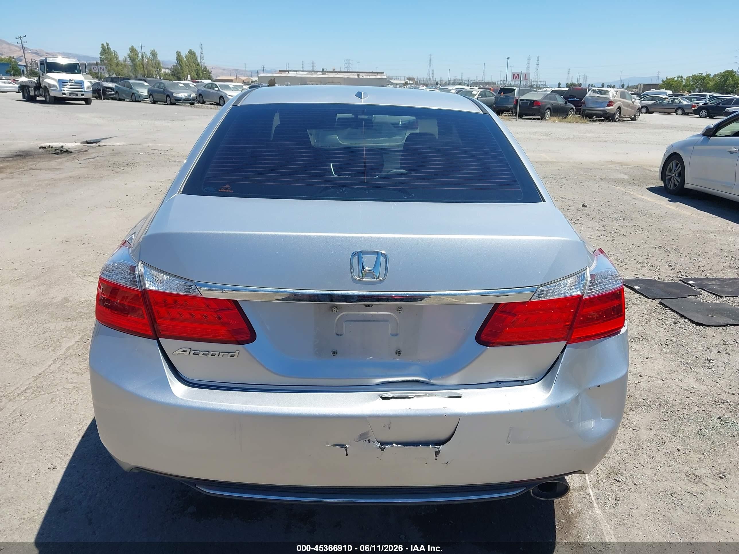 2013 Honda Accord Ex-l Silver vin: 1HGCR2F83DA009658