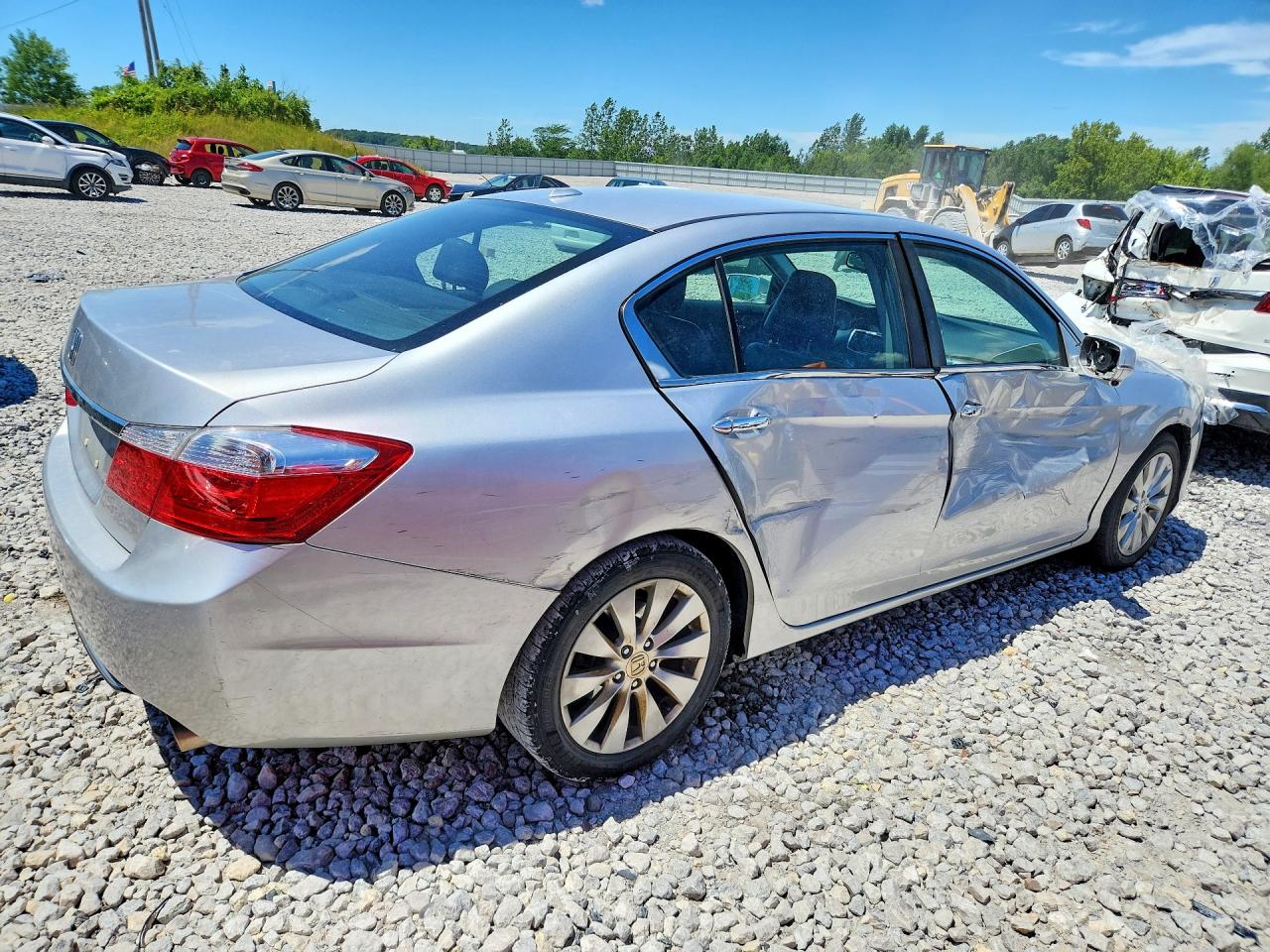 2013 Honda Accord Exl Silver vin: 1HGCR2F83DA010650
