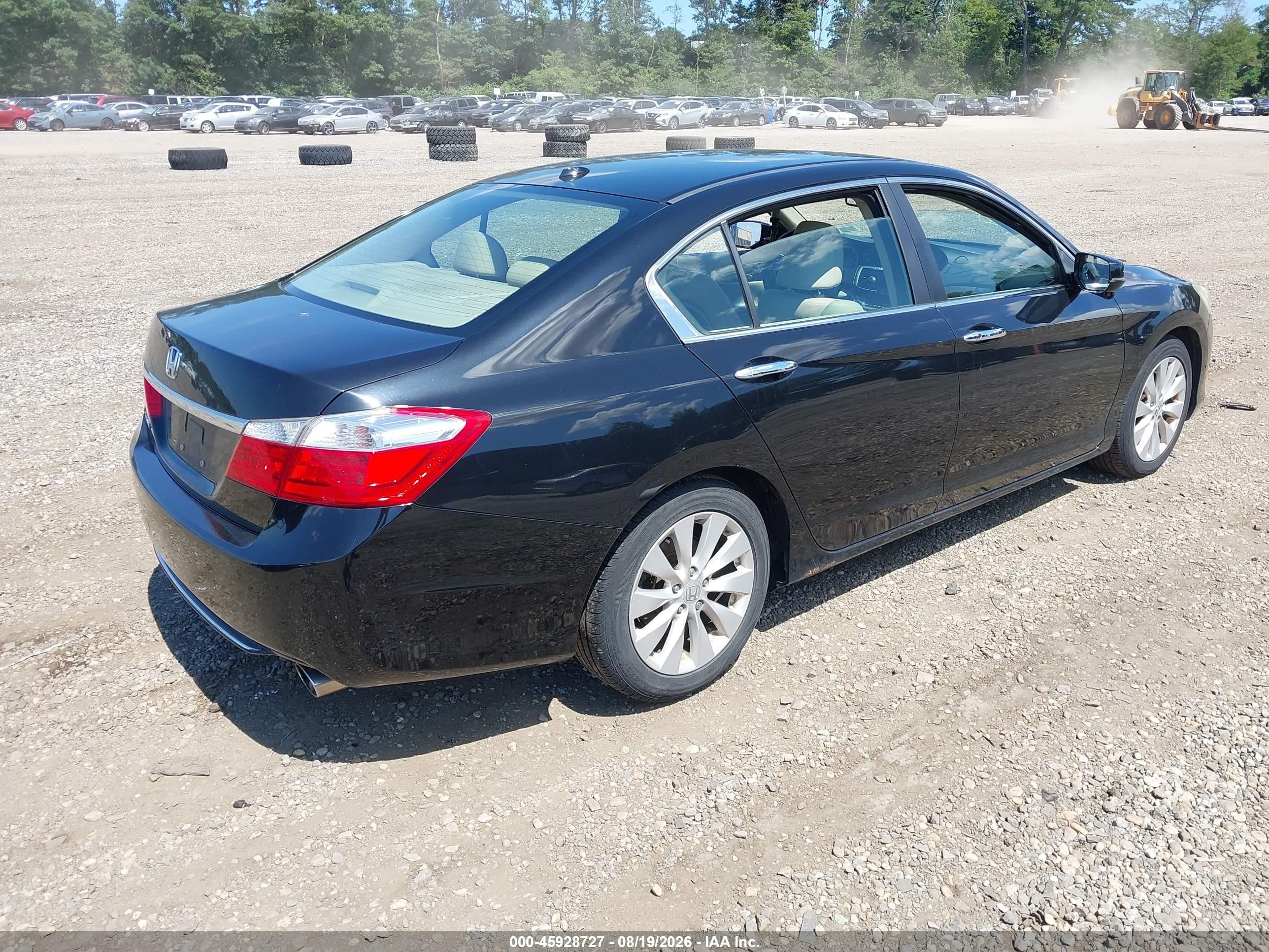 2013 Honda Accord Ex-l Black vin: 1HGCR2F83DA035466