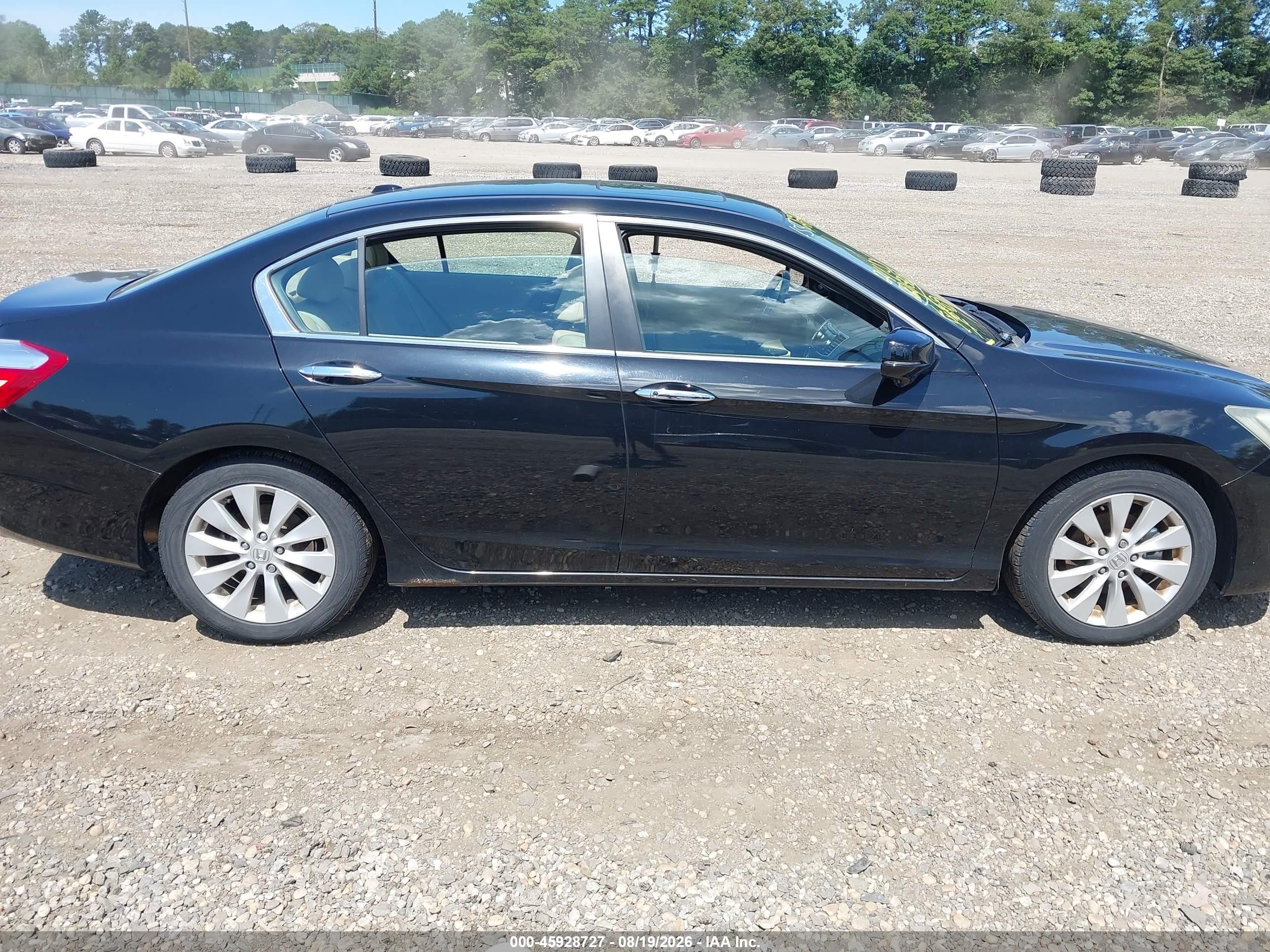 2013 Honda Accord Ex-l Black vin: 1HGCR2F83DA035466