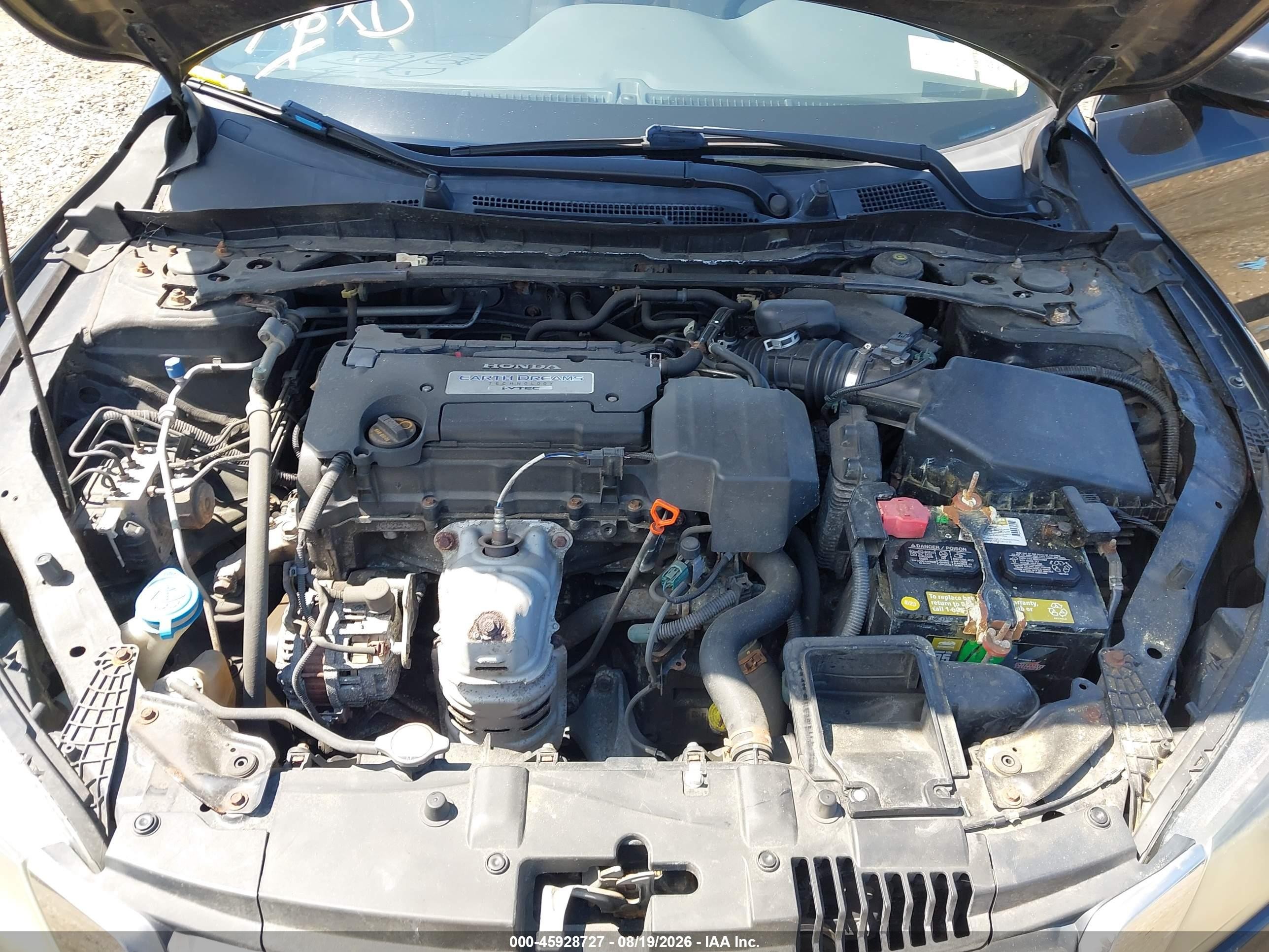 2013 Honda Accord Ex-l Black vin: 1HGCR2F83DA035466