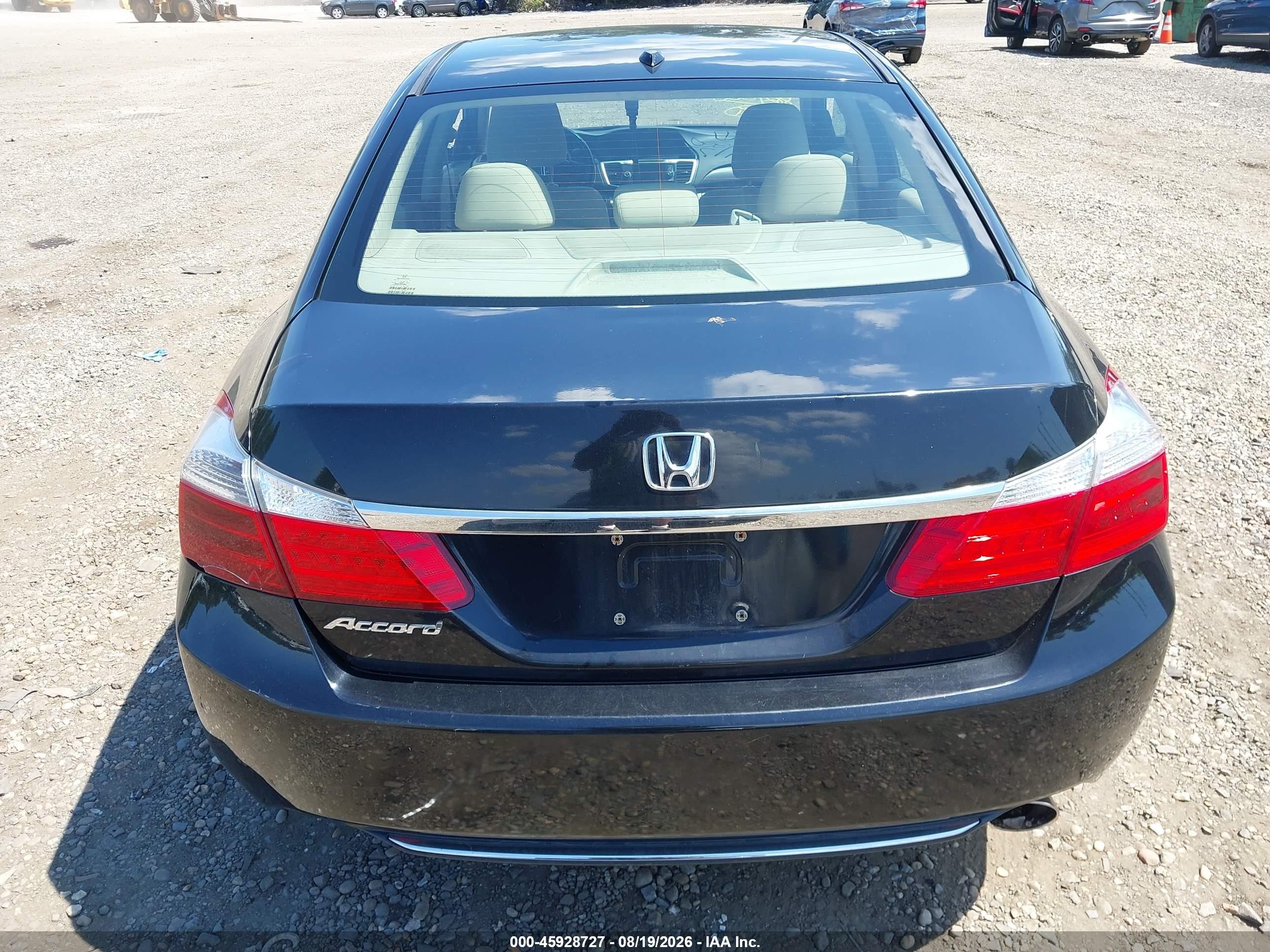 2013 Honda Accord Ex-l Black vin: 1HGCR2F83DA035466
