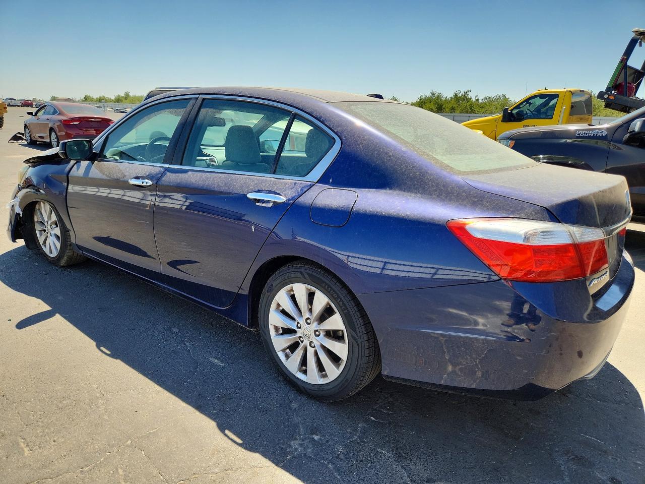 2013 Honda Accord Exl Blue vin: 1HGCR2F83DA045544