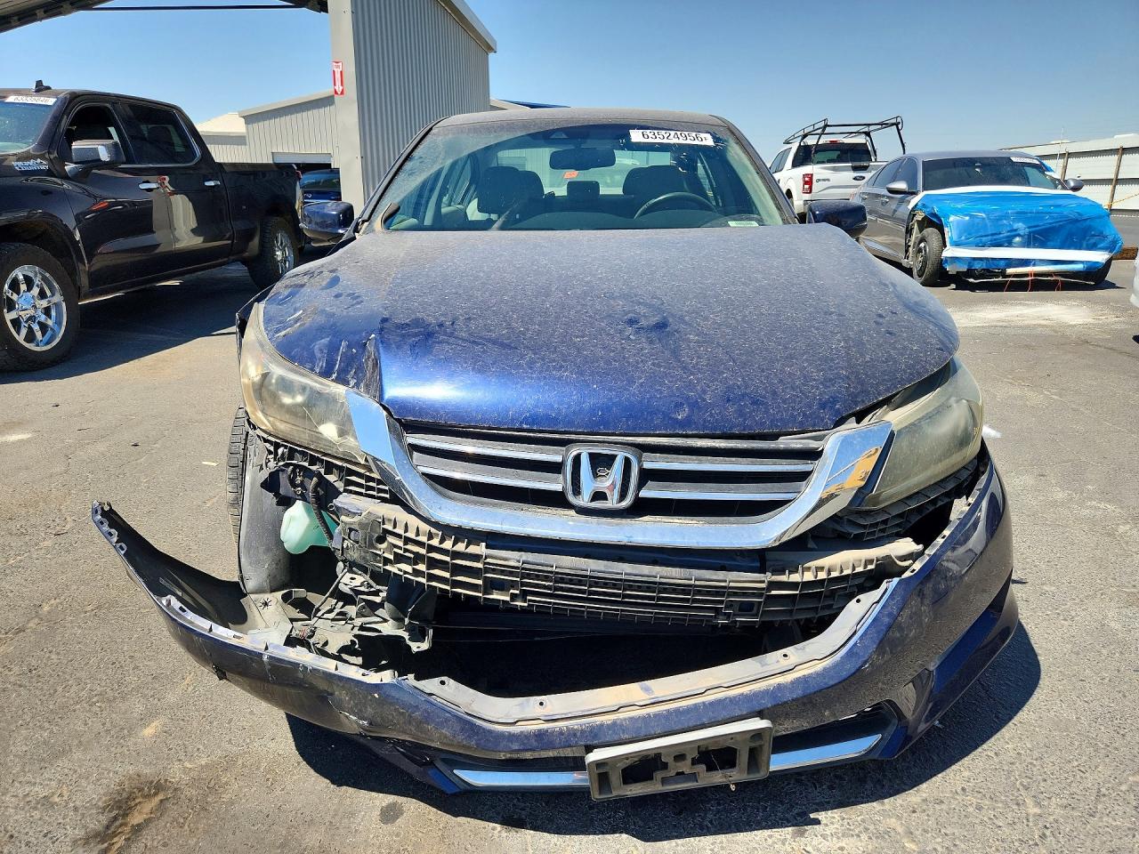 2013 Honda Accord Exl Blue vin: 1HGCR2F83DA045544