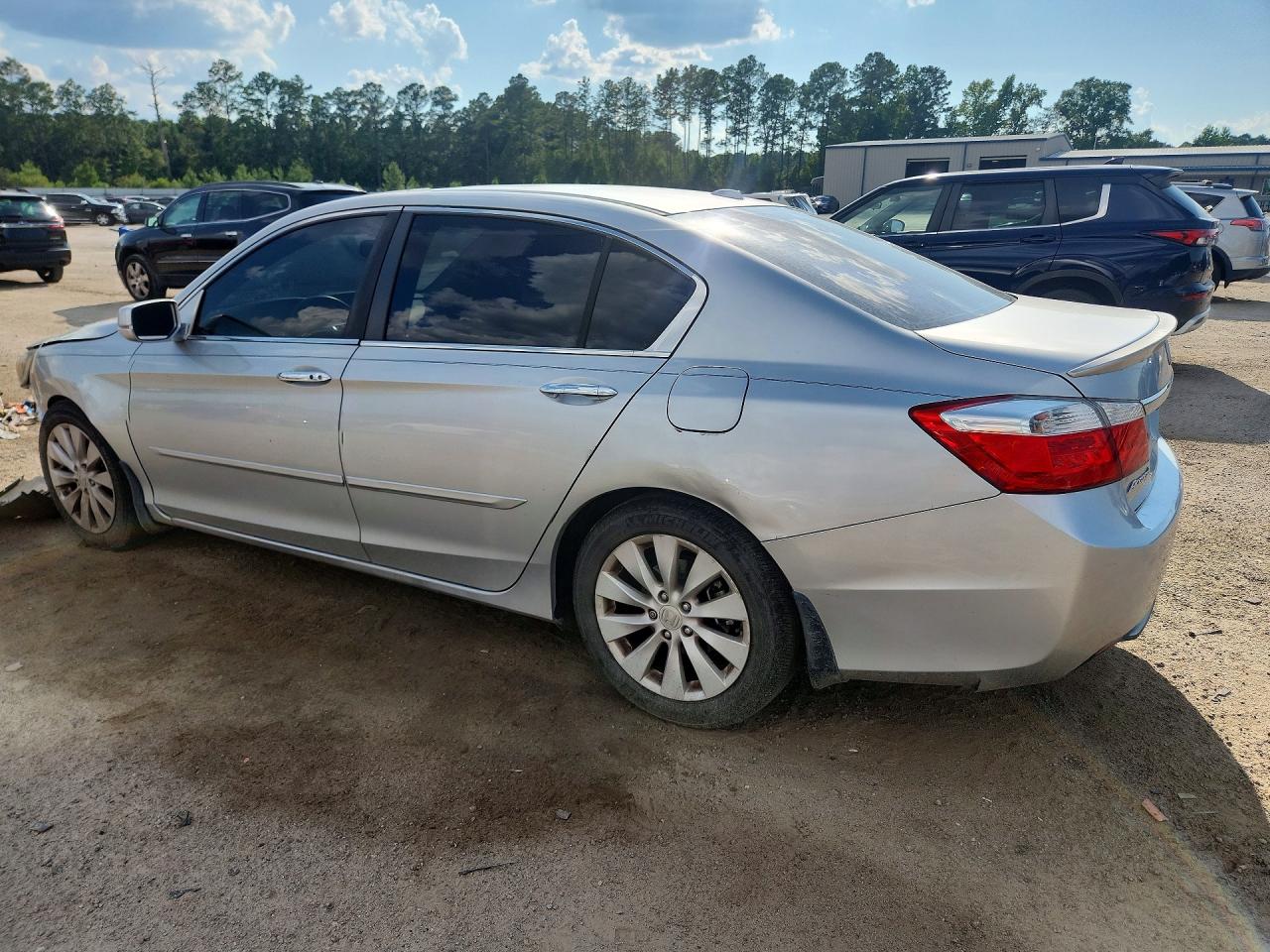 2013 Honda Accord Exl Silver vin: 1HGCR2F83DA085199