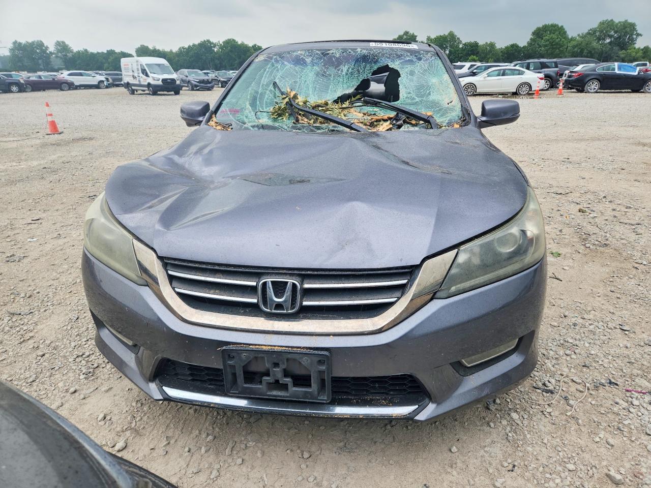 2013 Honda Accord Exl Gray vin: 1HGCR2F83DA094839
