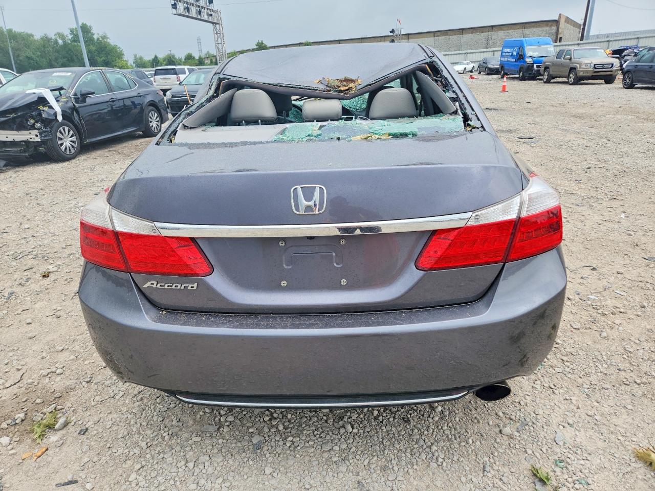 2013 Honda Accord Exl Gray vin: 1HGCR2F83DA094839