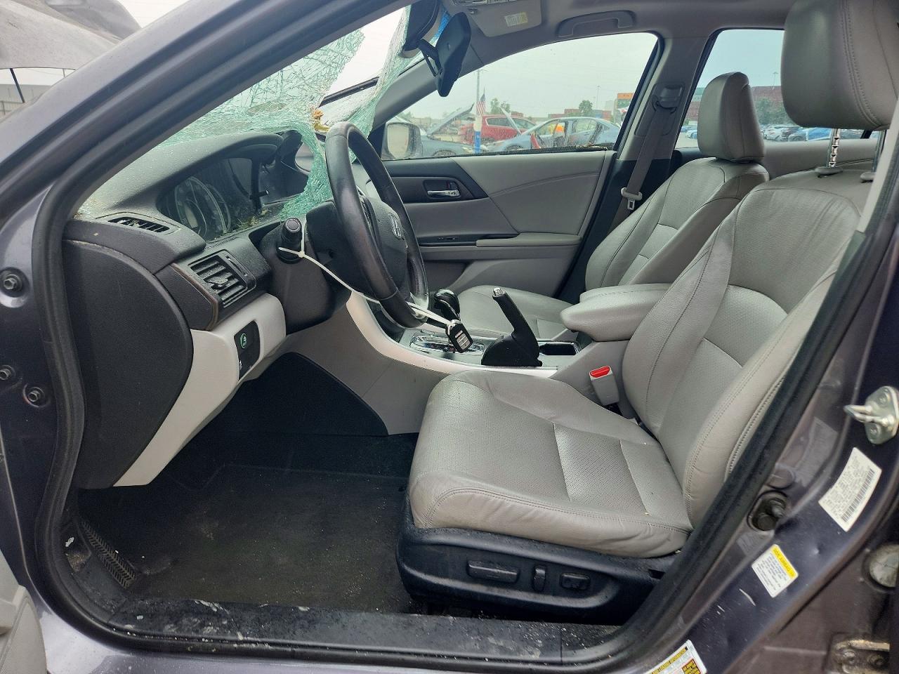 2013 Honda Accord Exl Gray vin: 1HGCR2F83DA094839