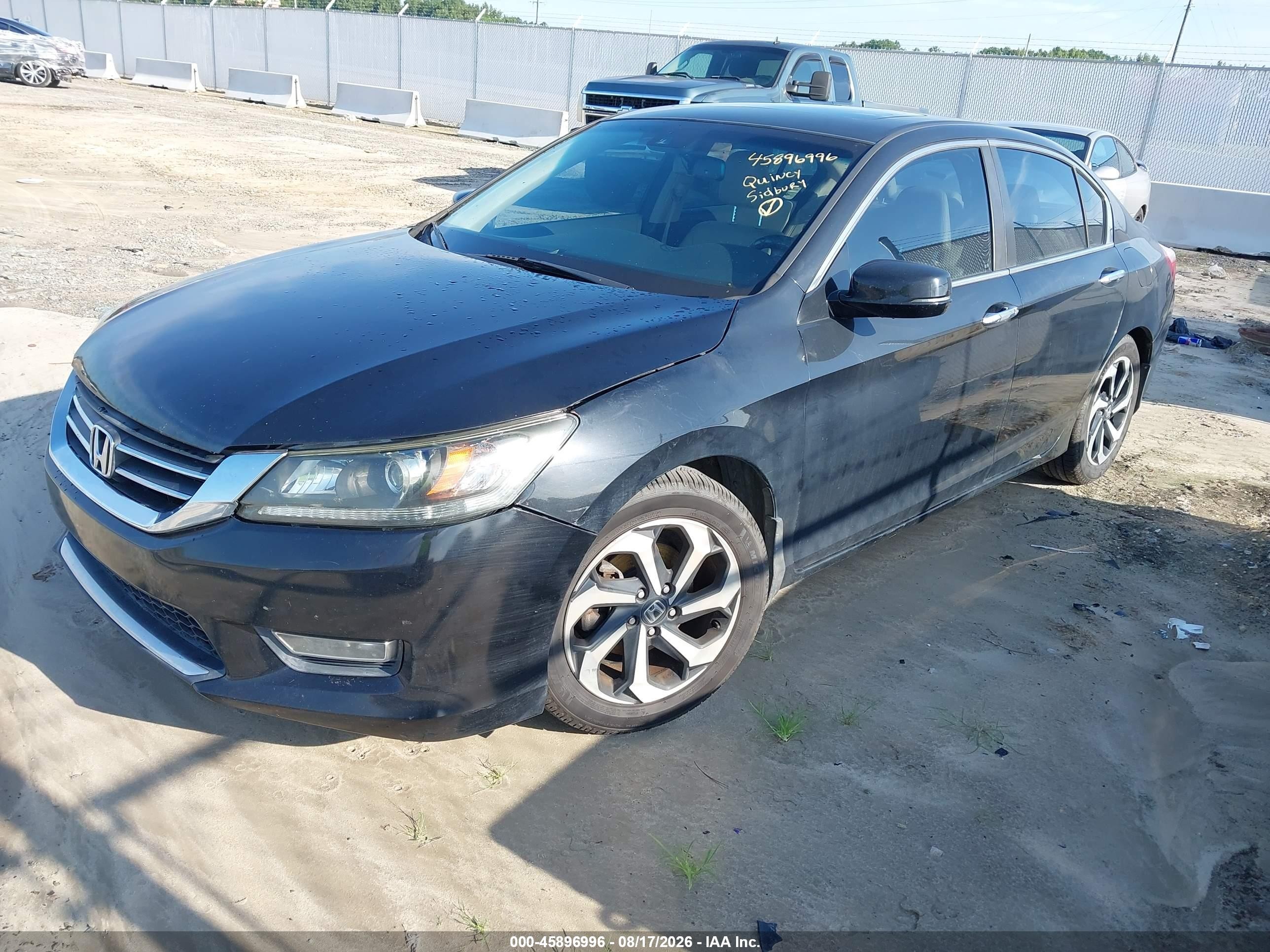 2013 Honda Accord Ex-l Черный vin: 1HGCR2F83DA096977
