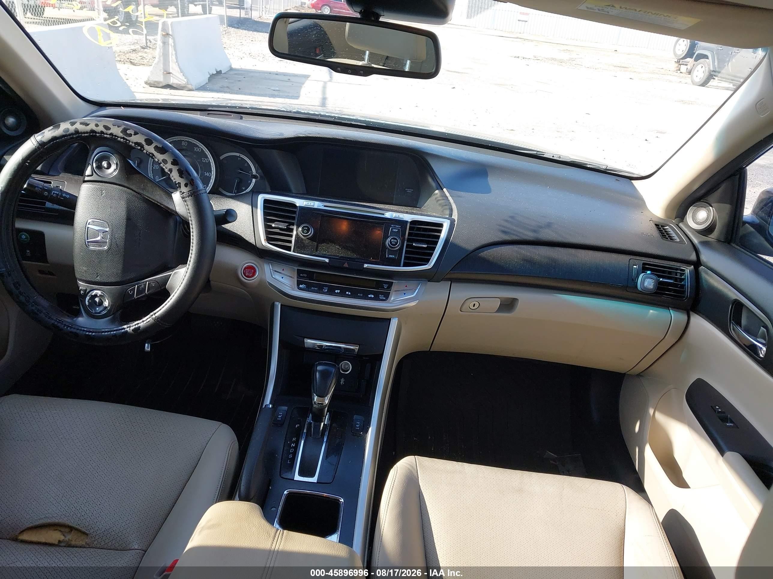 2013 Honda Accord Ex-l Черный vin: 1HGCR2F83DA096977