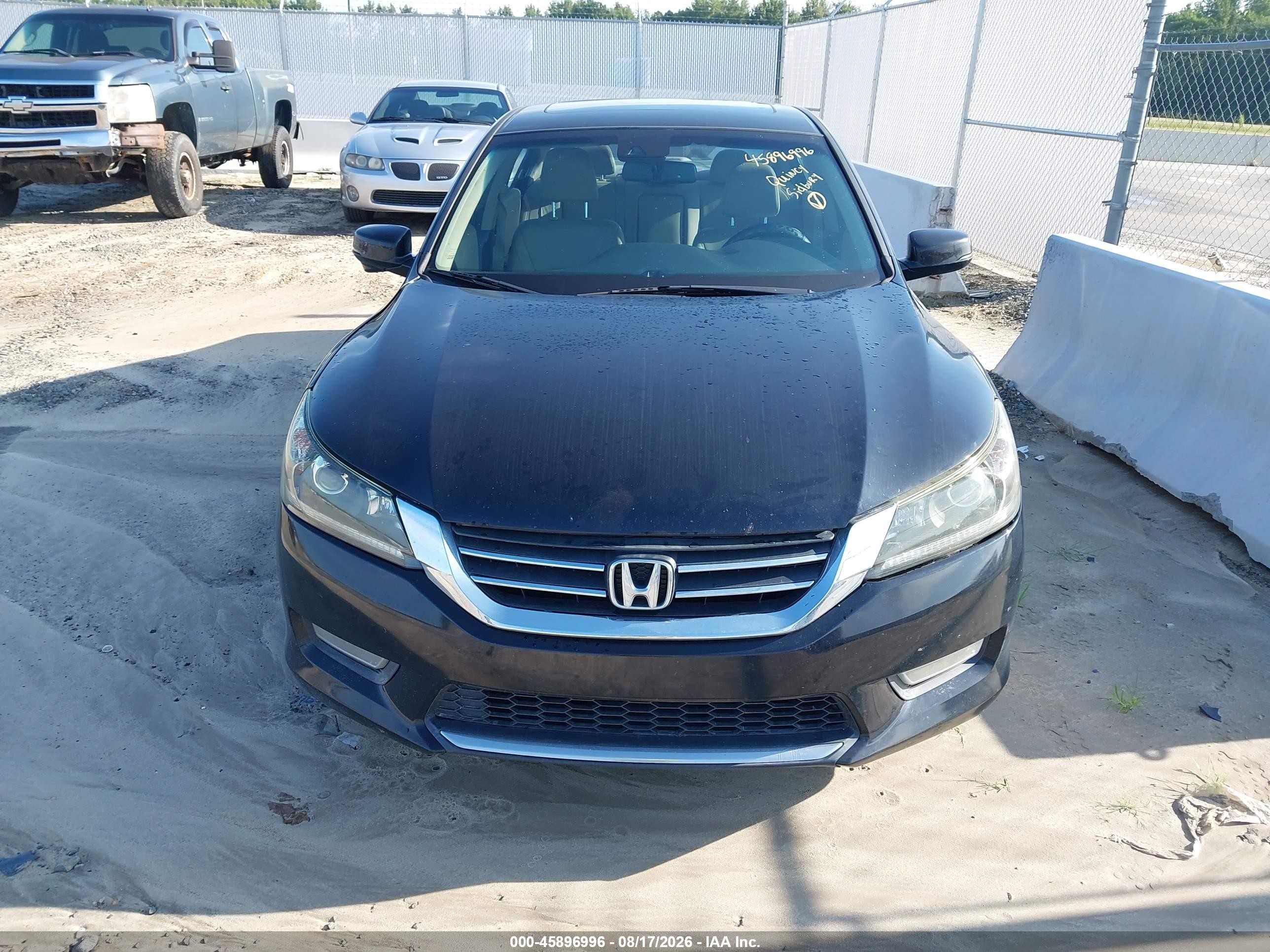 2013 Honda Accord Ex-l Черный vin: 1HGCR2F83DA096977