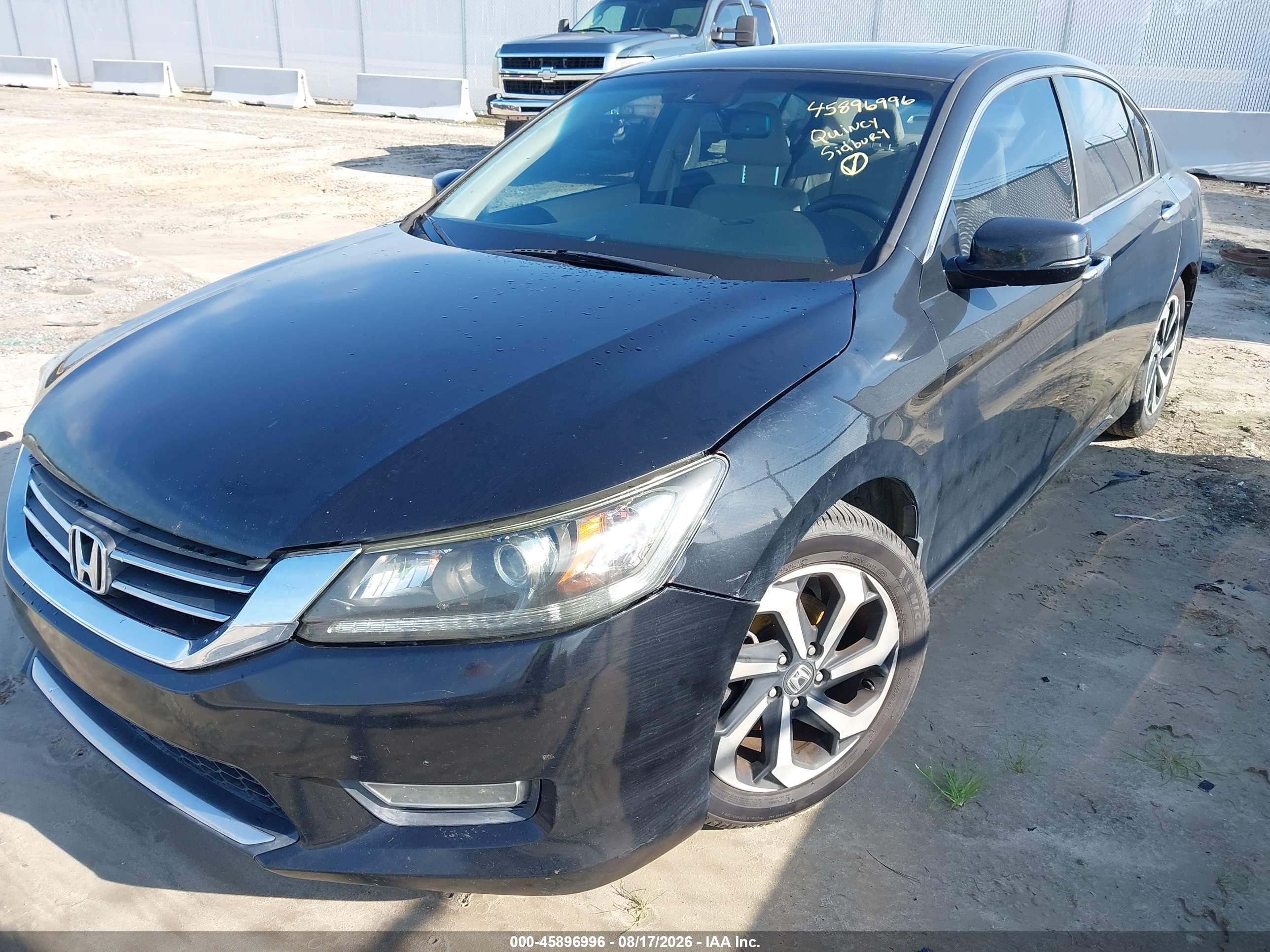2013 Honda Accord Ex-l Черный vin: 1HGCR2F83DA096977