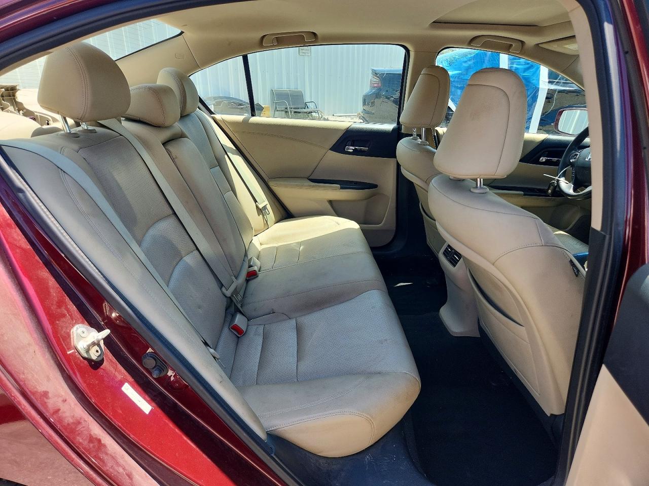 2013 Honda Accord Exl Бордовый vin: 1HGCR2F83DA107203