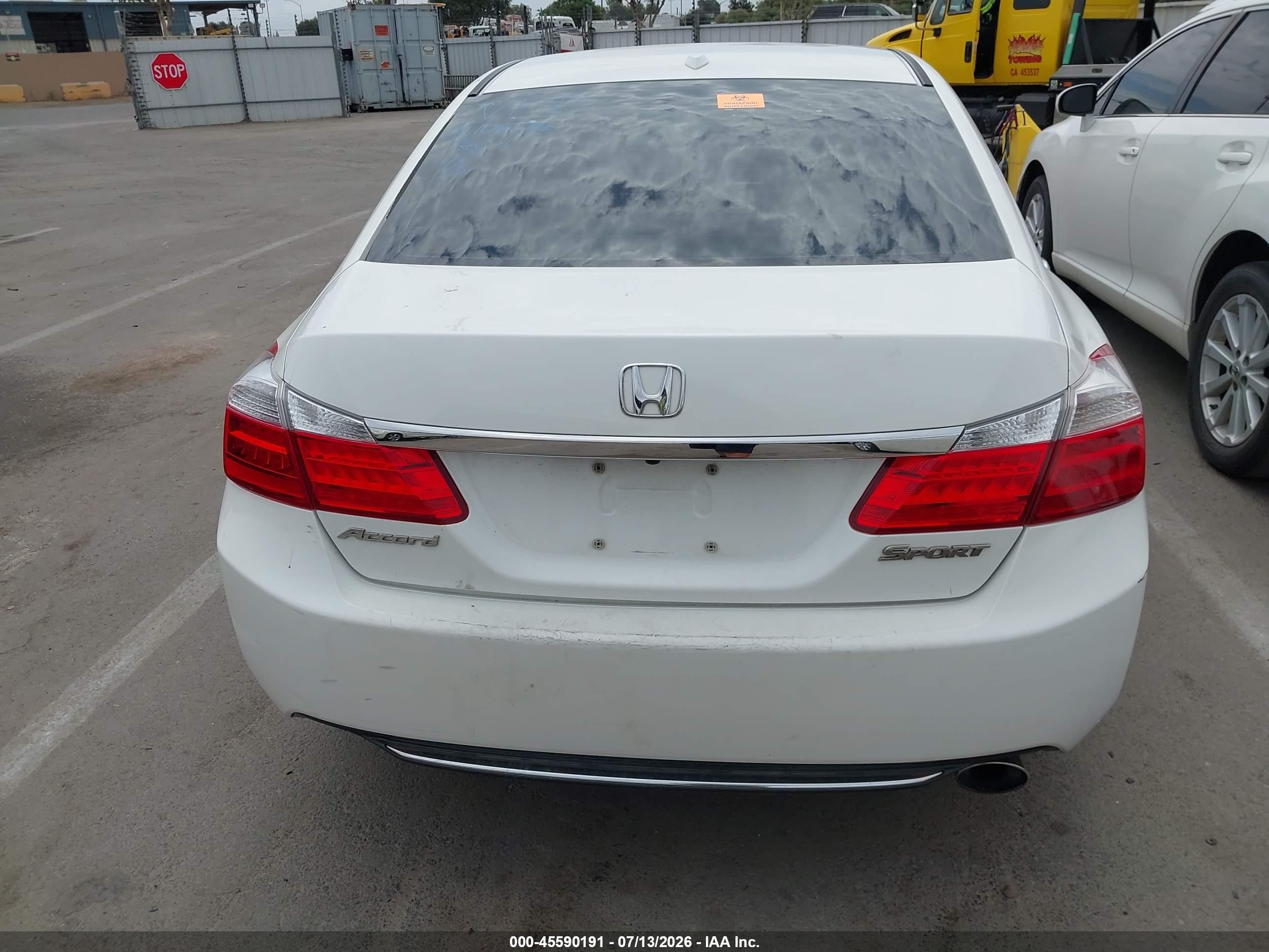 2013 Honda Accord Ex-l White vin: 1HGCR2F83DA115155