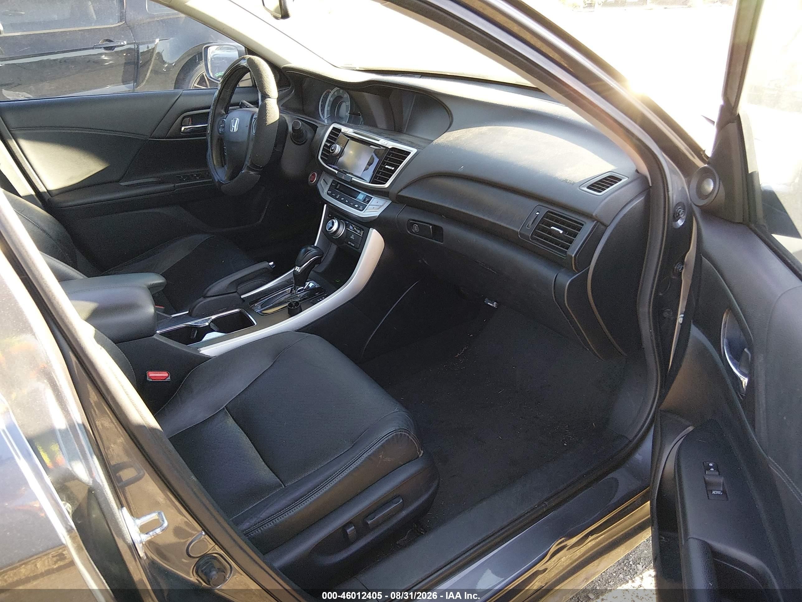 2013 Honda Accord Sdn Ex-l Gray vin: 1HGCR2F83DA158670