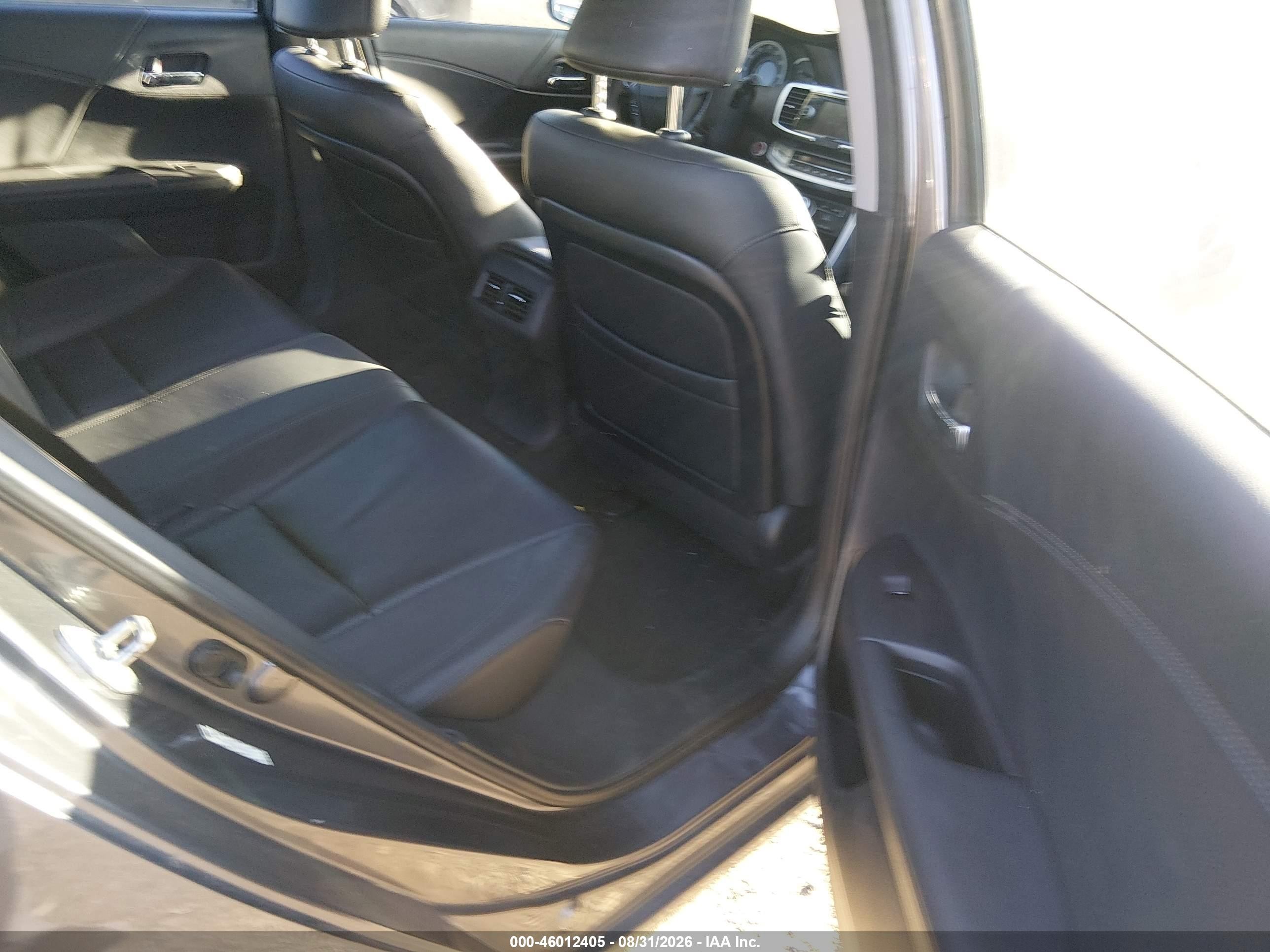 2013 Honda Accord Sdn Ex-l Gray vin: 1HGCR2F83DA158670
