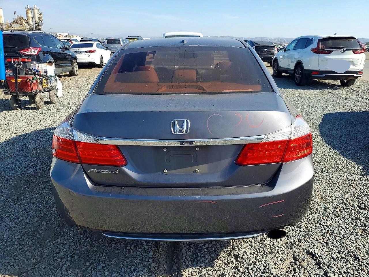 2013 Honda Accord Exl Gray vin: 1HGCR2F83DA170396