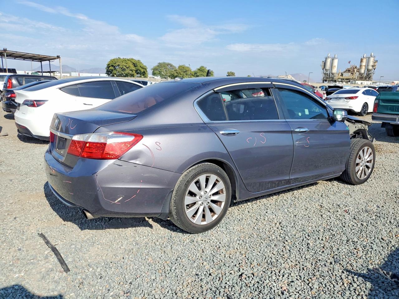 2013 Honda Accord Exl Gray vin: 1HGCR2F83DA170396