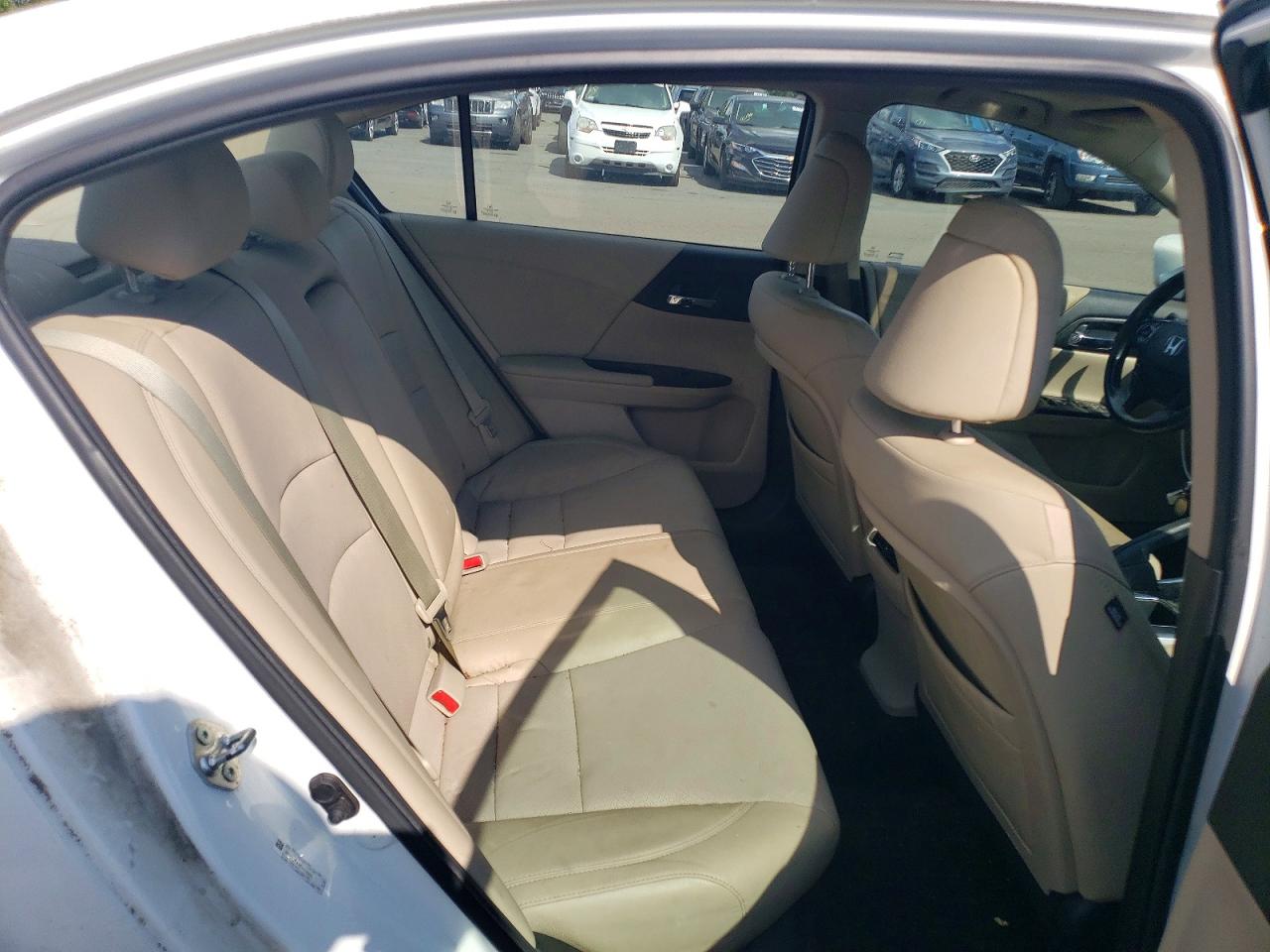 2013 Honda Accord Exl White vin: 1HGCR2F83DA173895