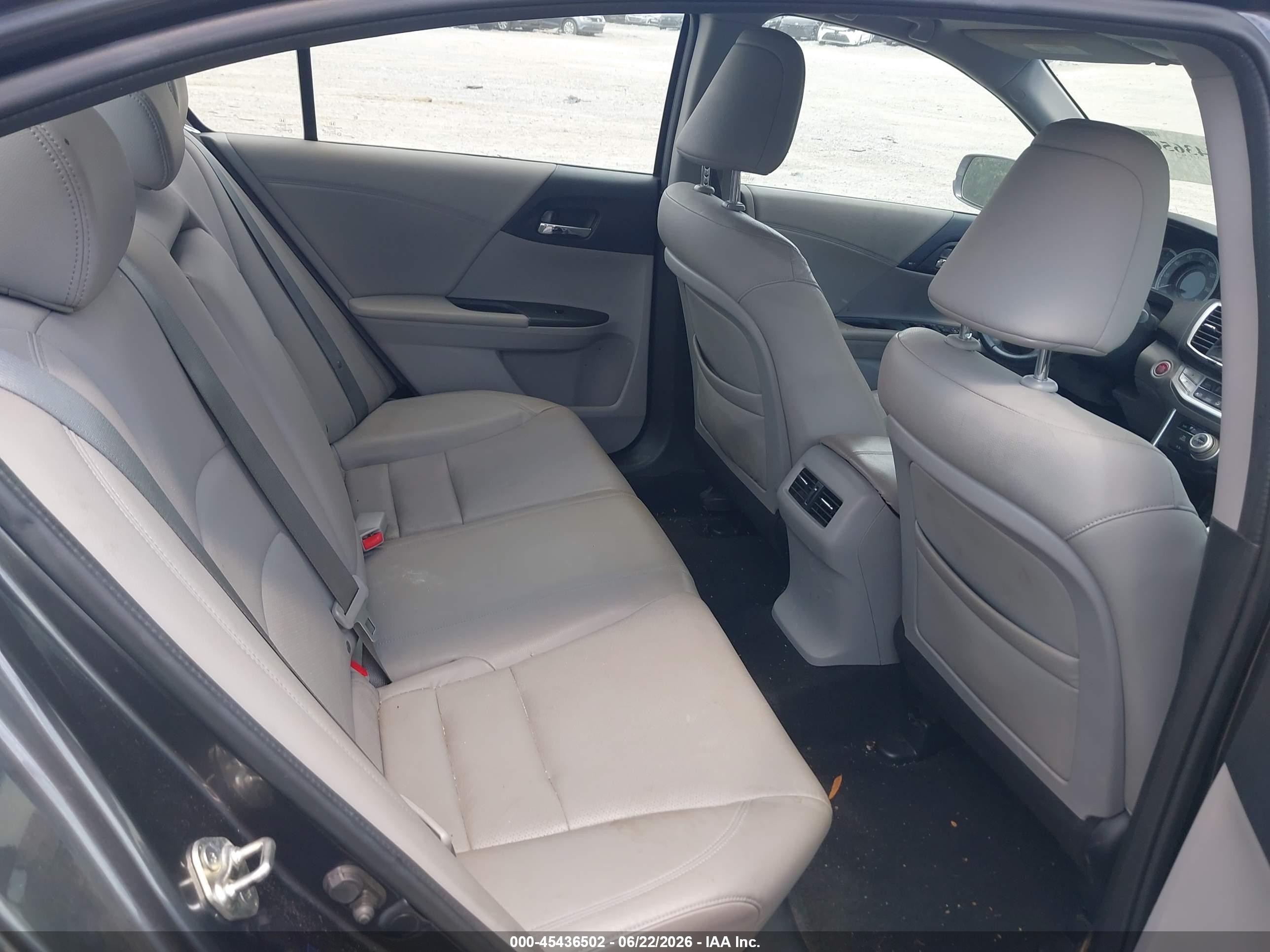 2013 Honda Accord Ex-l Gray vin: 1HGCR2F83DA182113
