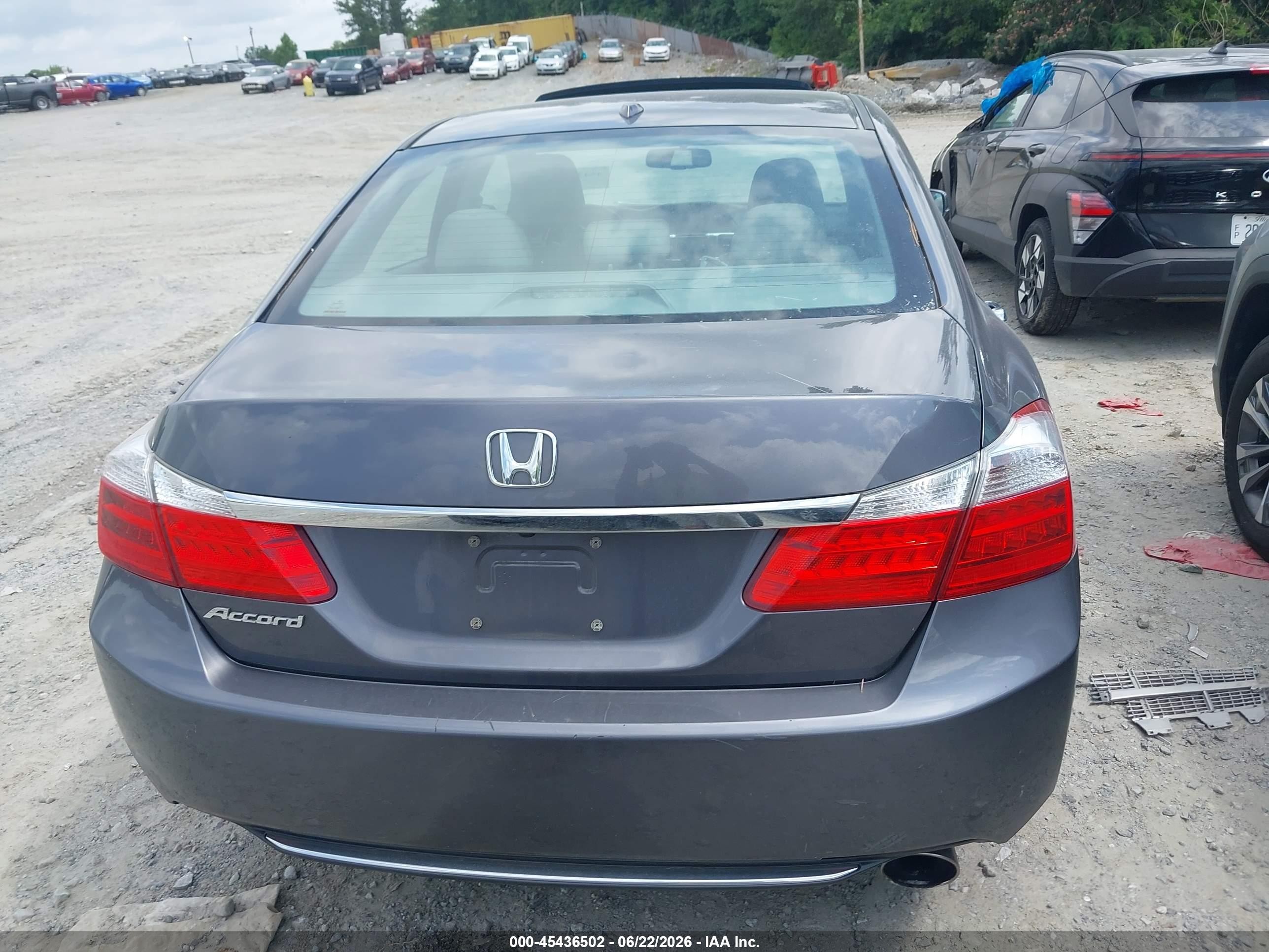 2013 Honda Accord Ex-l Gray vin: 1HGCR2F83DA182113