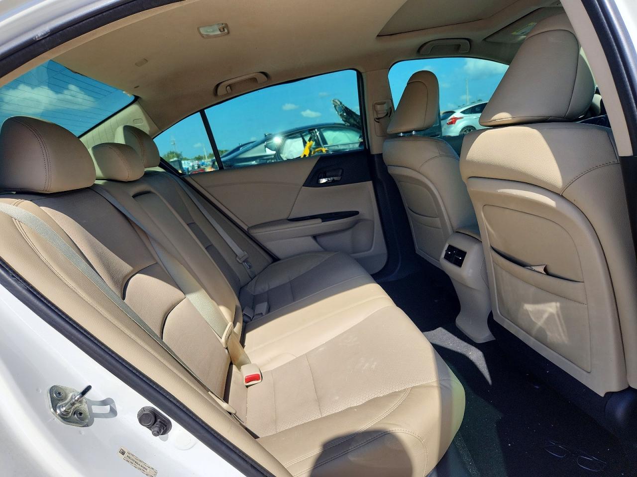 2013 Honda Accord Exl White vin: 1HGCR2F83DA190888