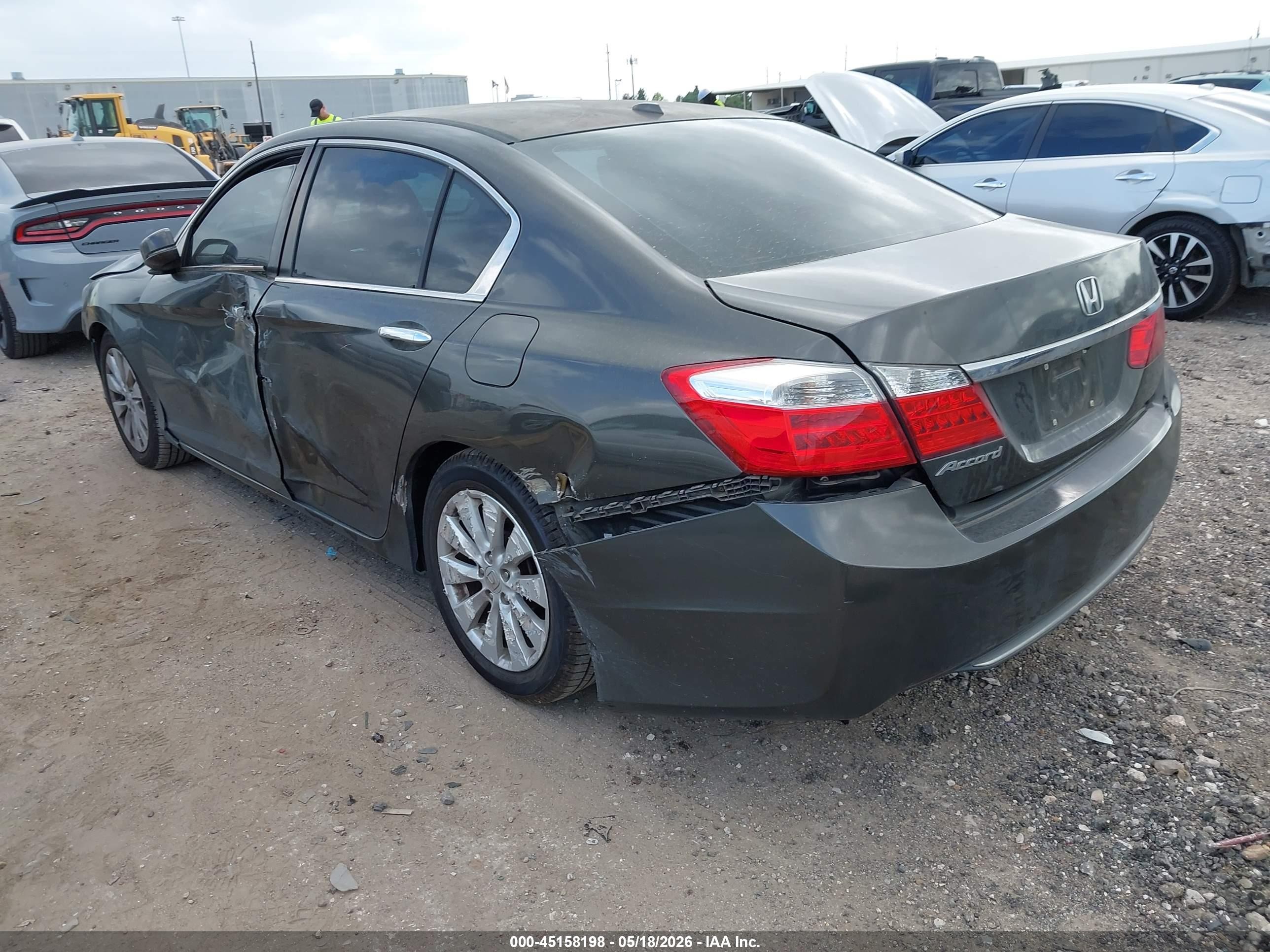 2013 Honda Accord Ex-l Gray vin: 1HGCR2F83DA192852