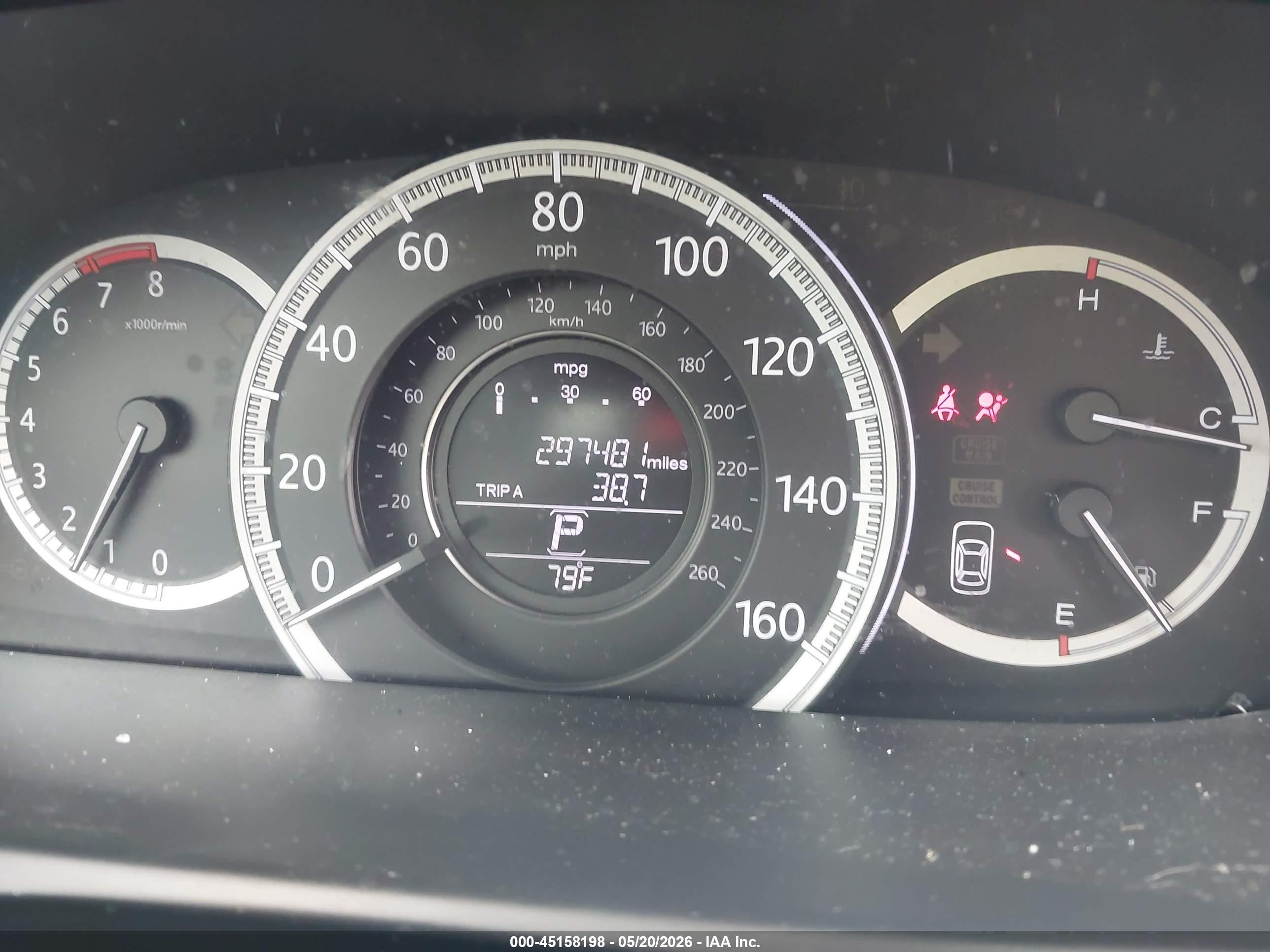 2013 Honda Accord Ex-l Gray vin: 1HGCR2F83DA192852