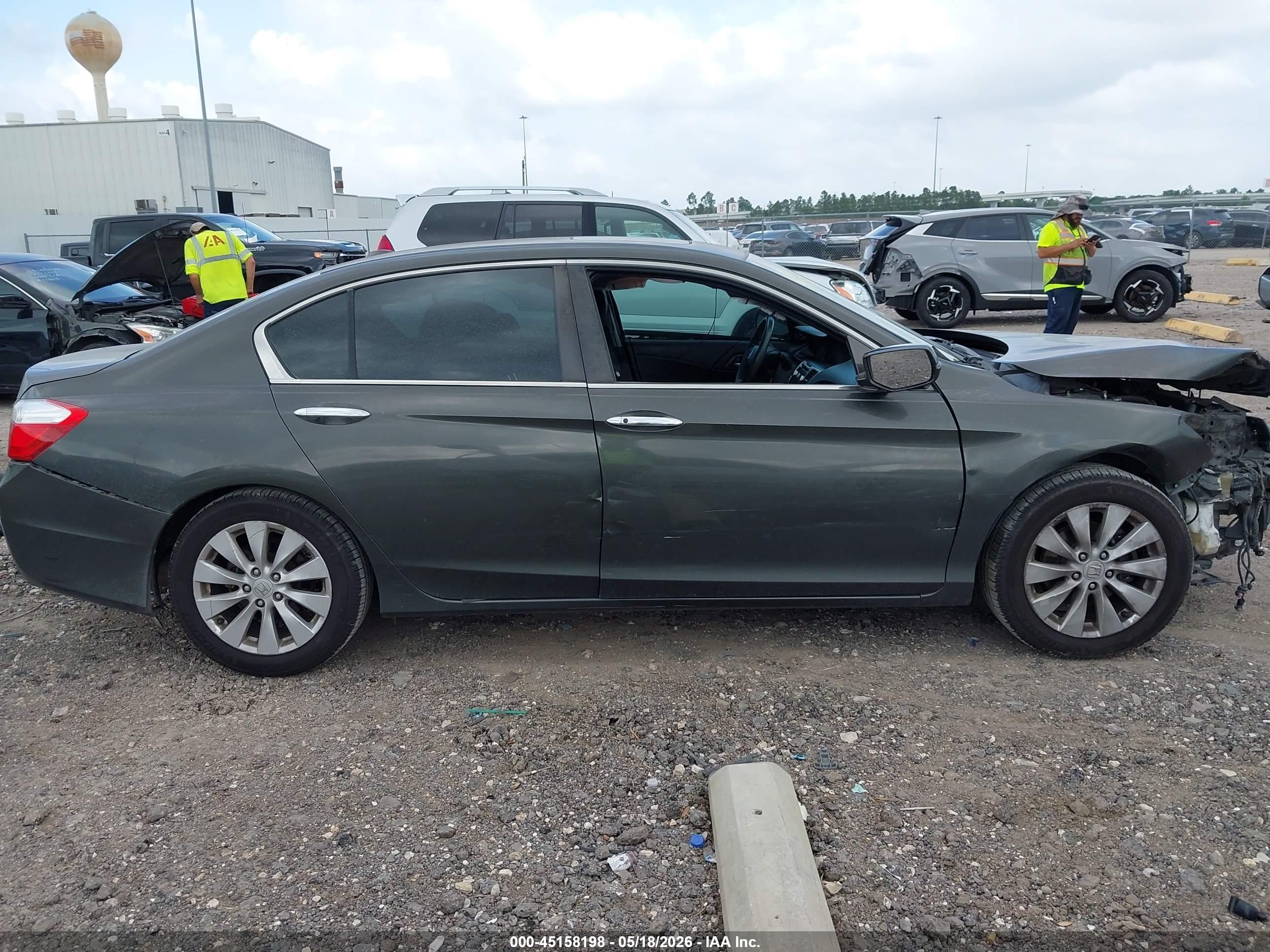 2013 Honda Accord Ex-l Gray vin: 1HGCR2F83DA192852