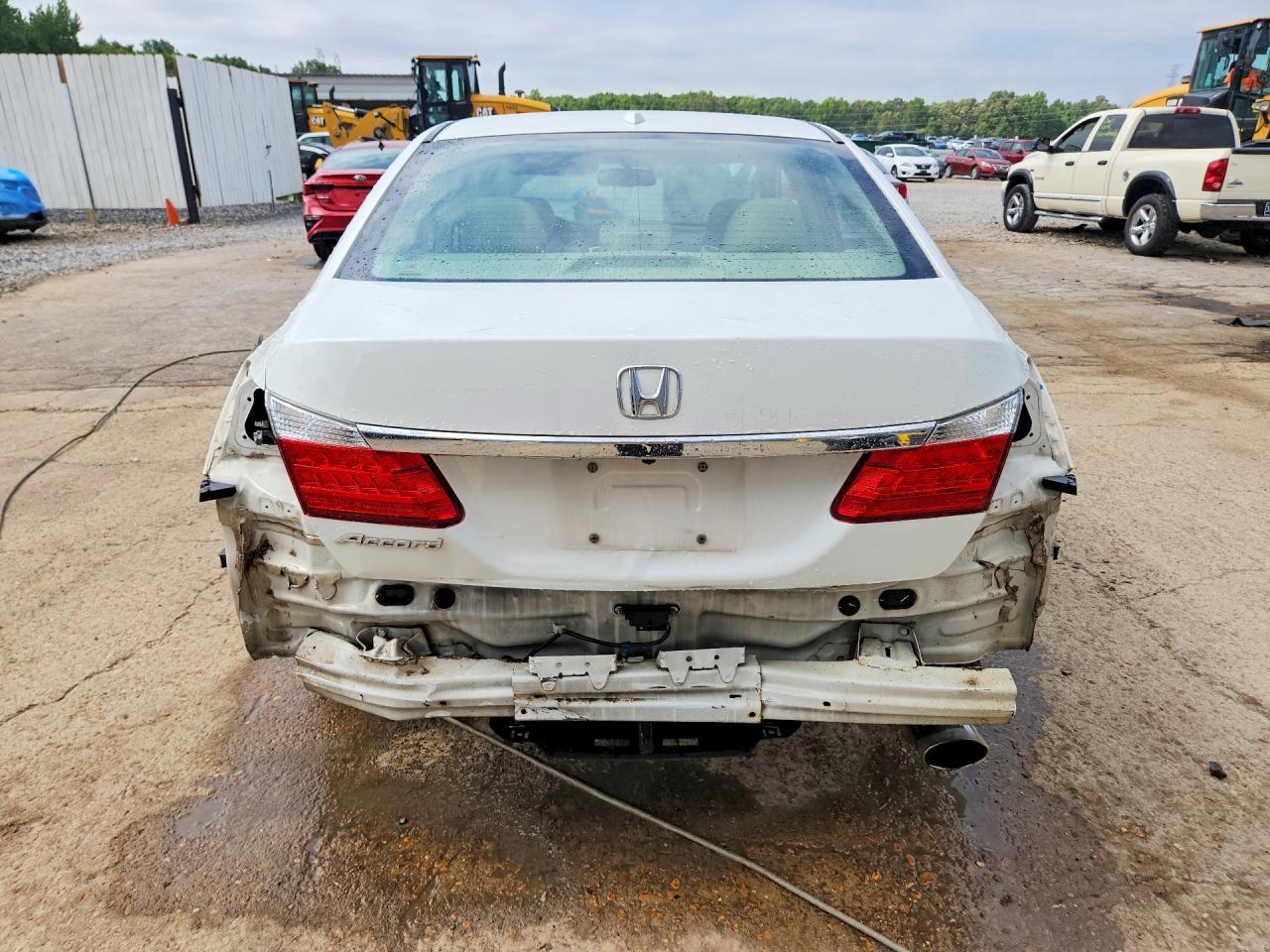 2013 Honda Accord Exl White vin: 1HGCR2F83DA194195