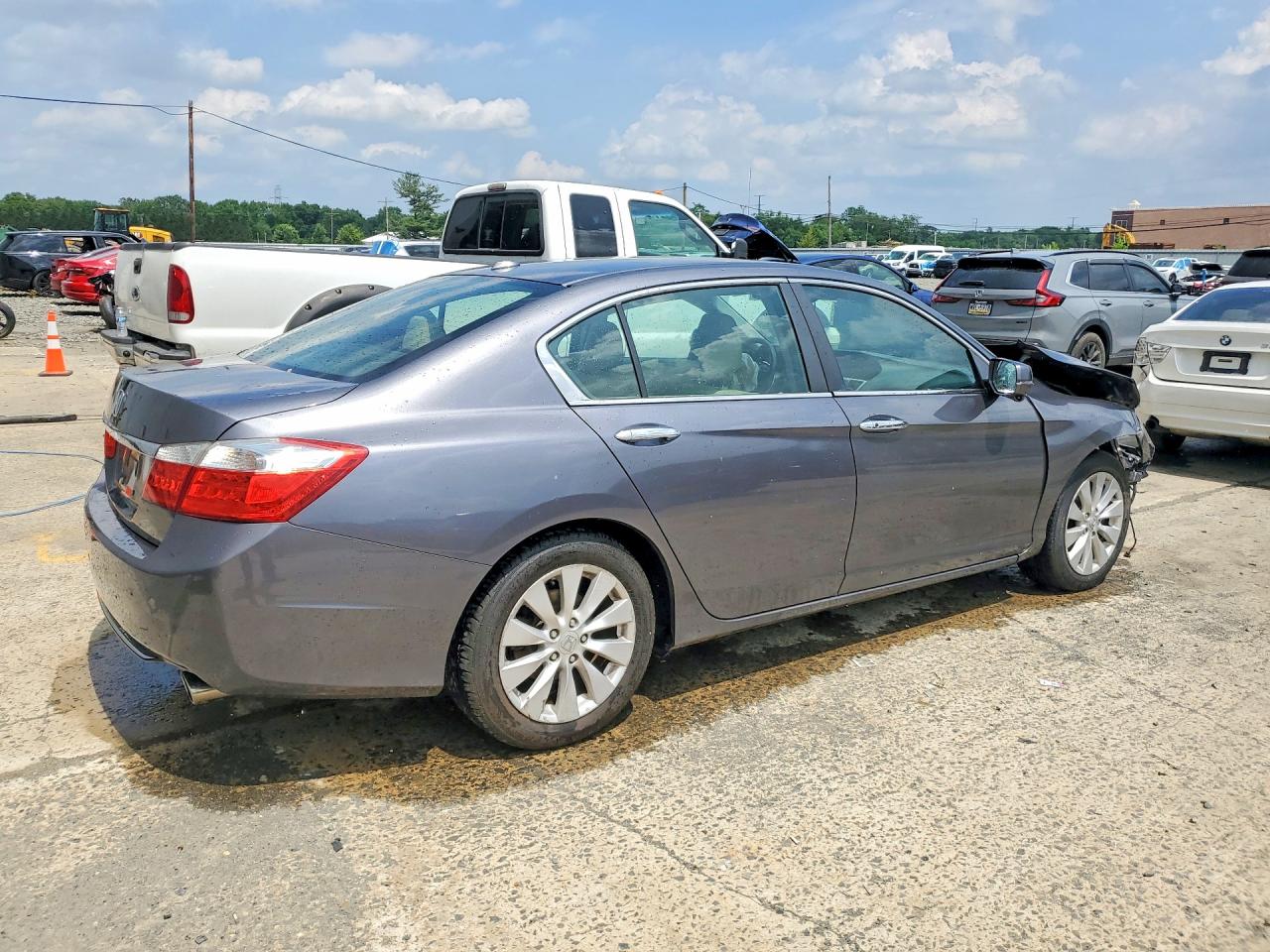 2013 Honda Accord Exl Gray vin: 1HGCR2F83DA196920