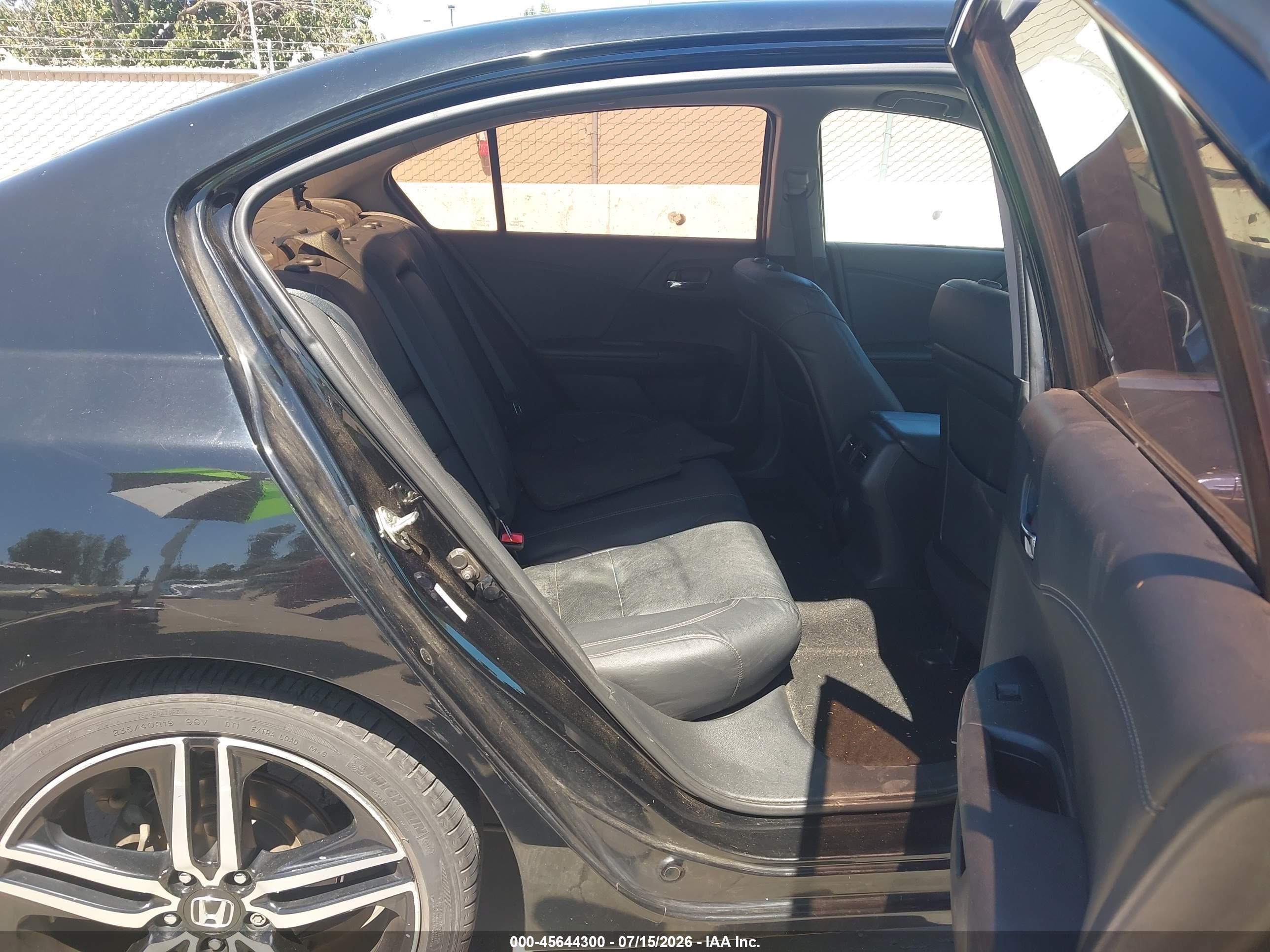 2013 Honda Accord Ex-l Black vin: 1HGCR2F83DA215806