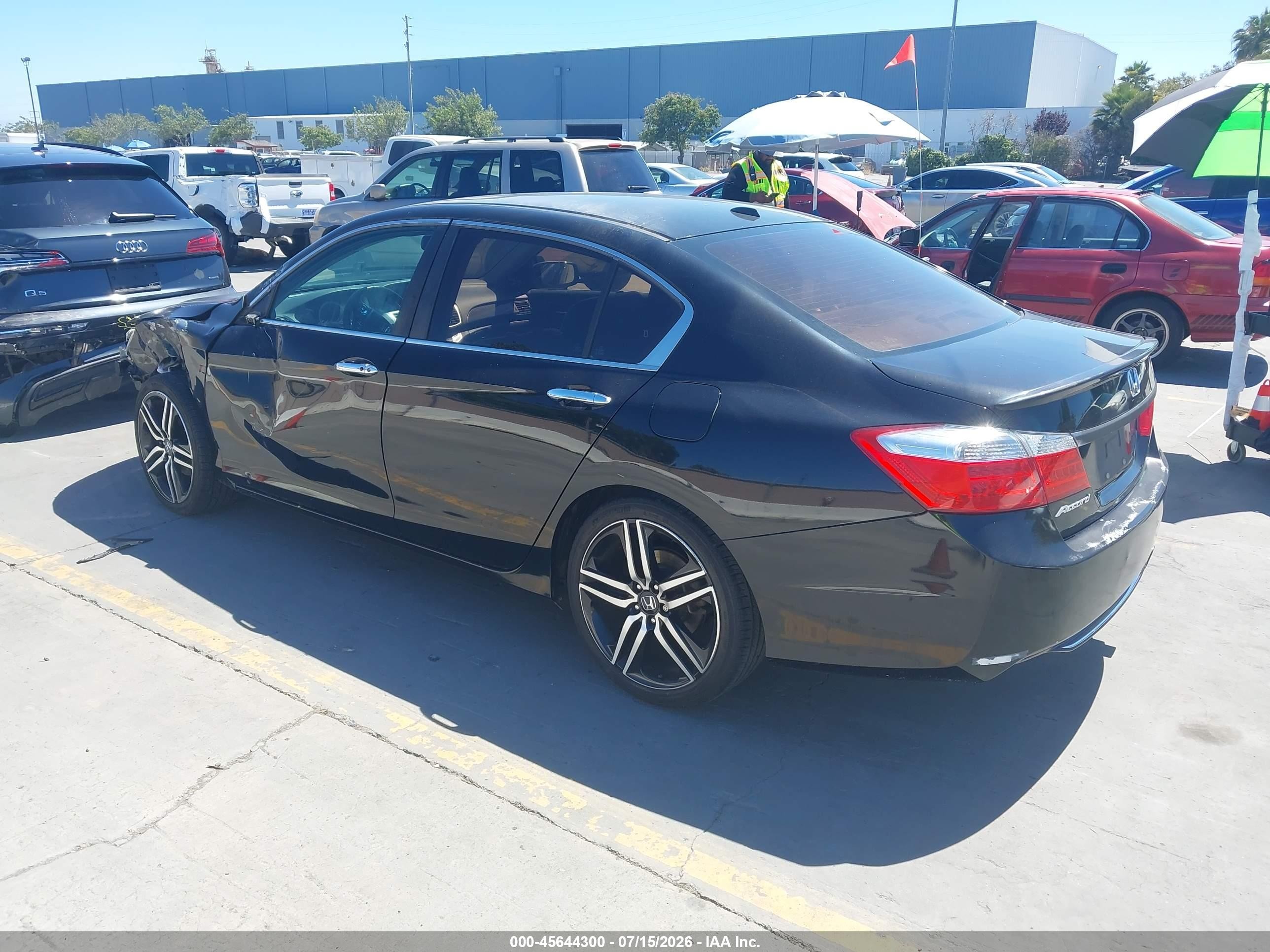 2013 Honda Accord Ex-l Black vin: 1HGCR2F83DA215806