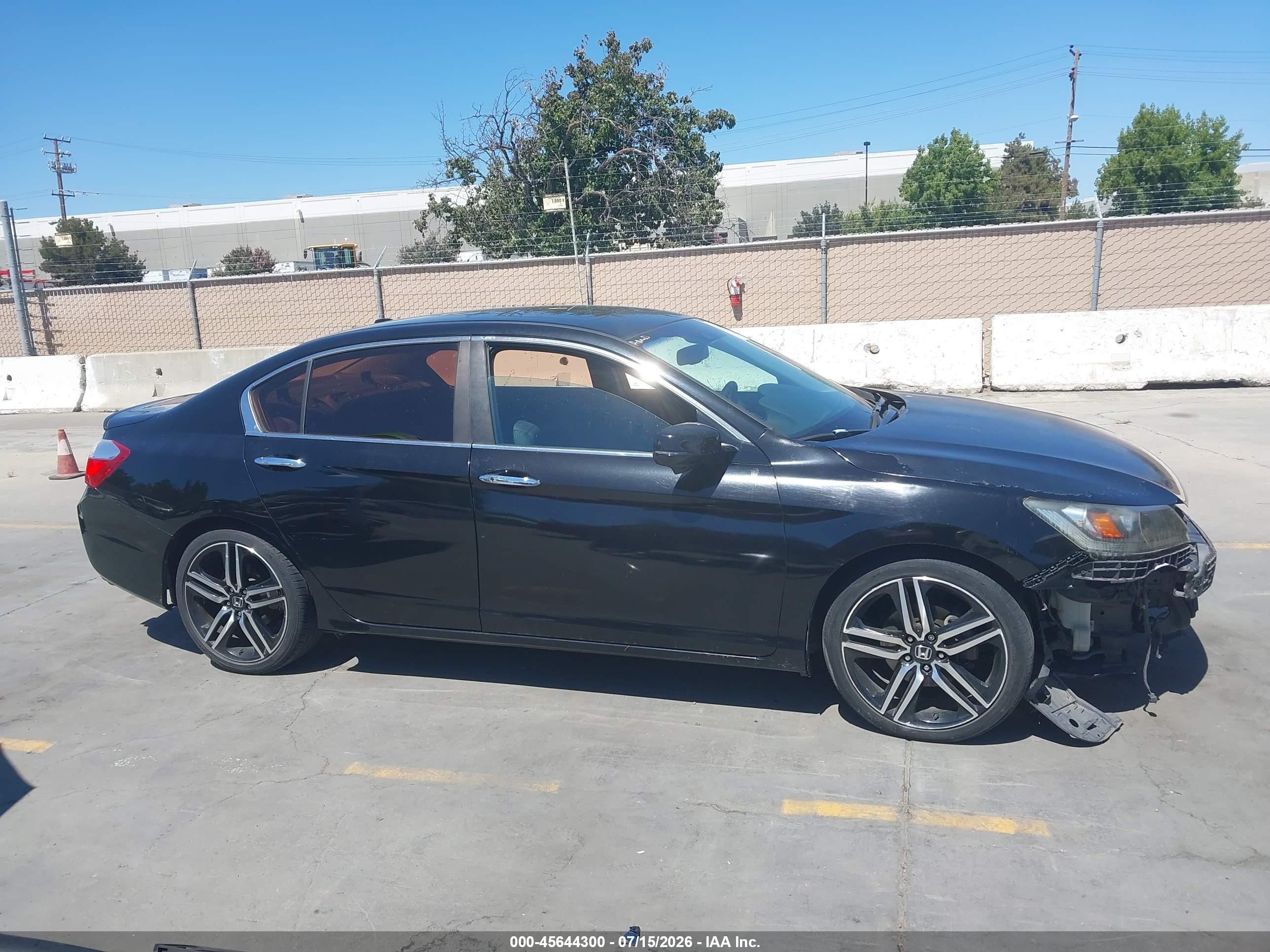 2013 Honda Accord Ex-l Black vin: 1HGCR2F83DA215806