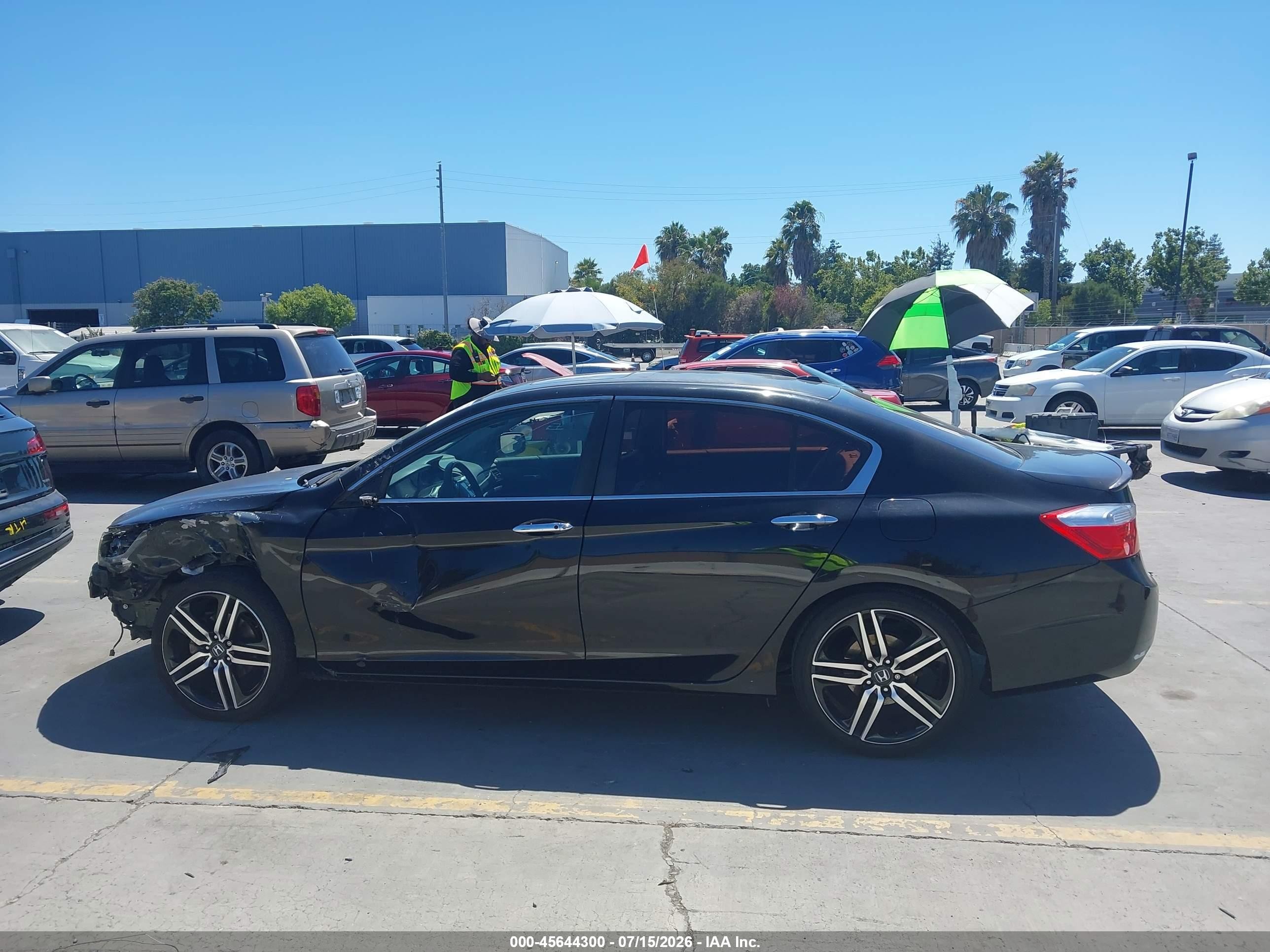 2013 Honda Accord Ex-l Black vin: 1HGCR2F83DA215806