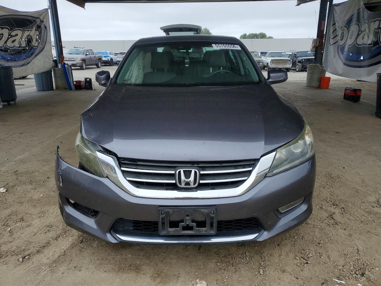 2013 Honda Accord Exl Gray vin: 1HGCR2F83DA245727