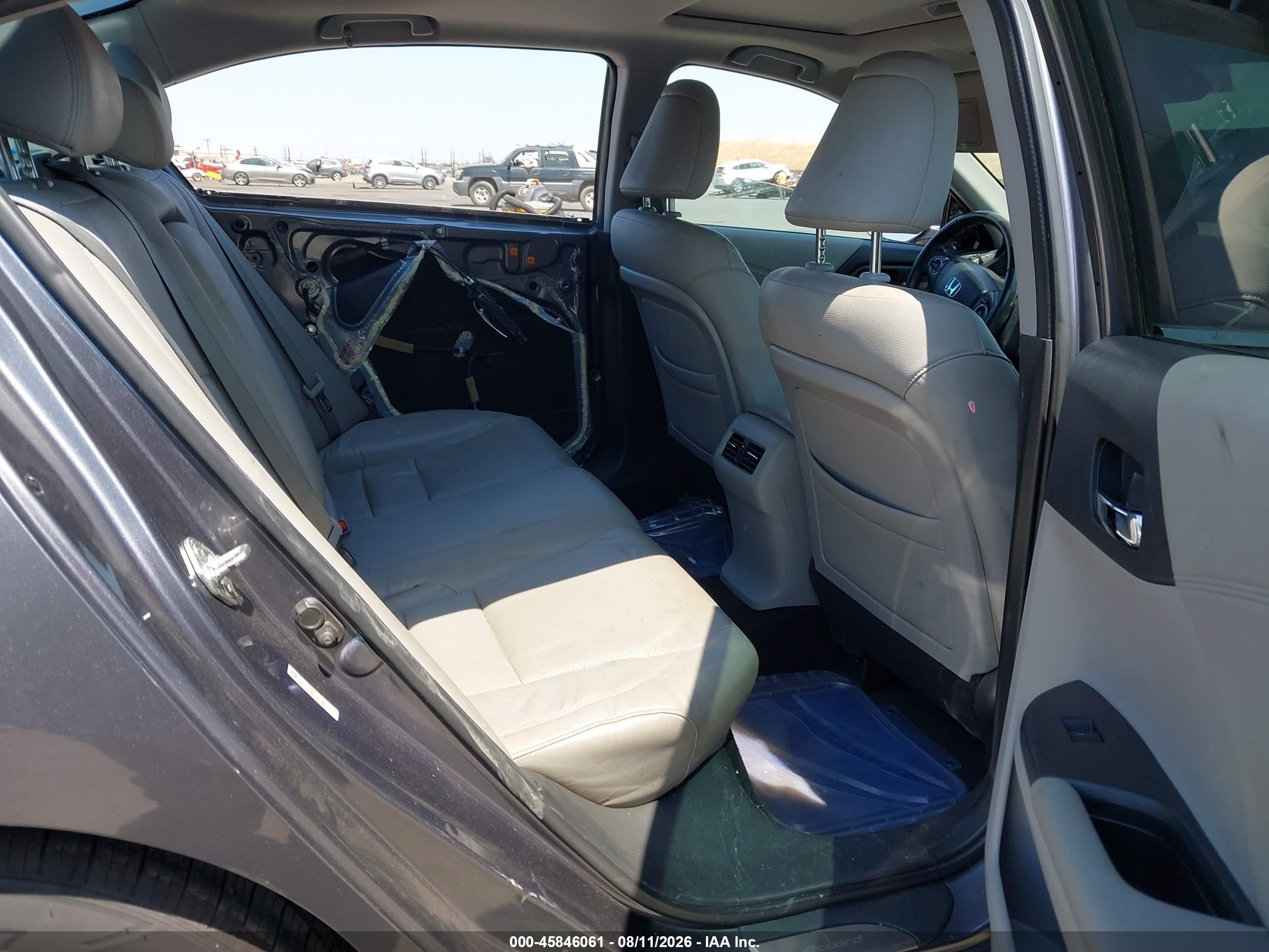 2013 Honda Accord Ex-l Gray vin: 1HGCR2F83DA248661