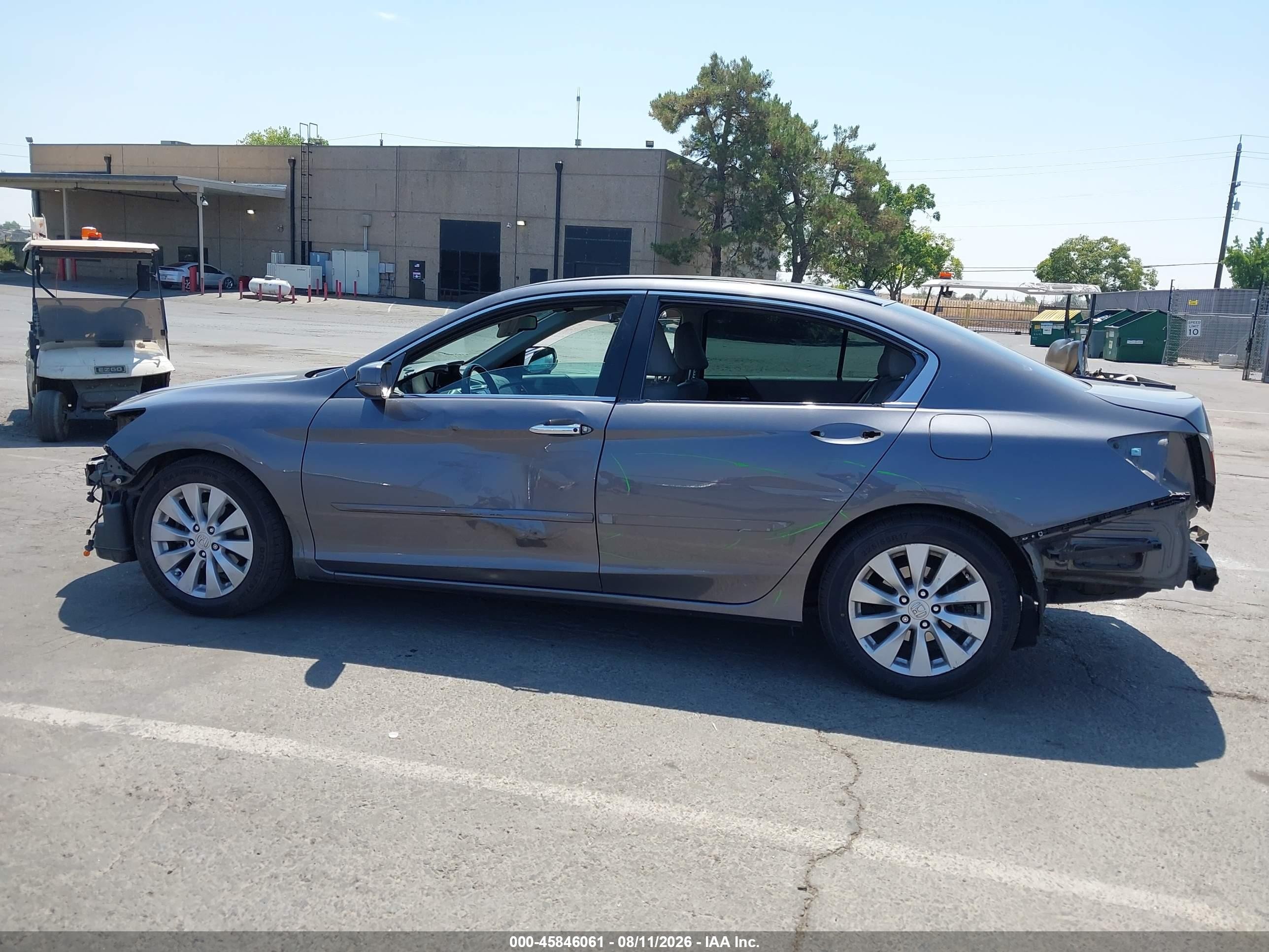 2013 Honda Accord Ex-l Gray vin: 1HGCR2F83DA248661