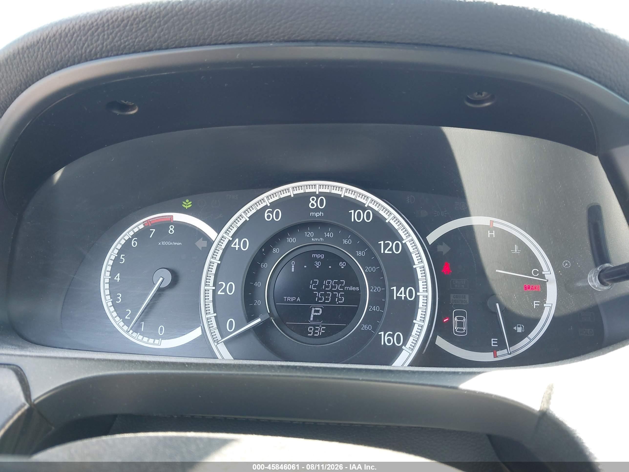 2013 Honda Accord Ex-l Gray vin: 1HGCR2F83DA248661