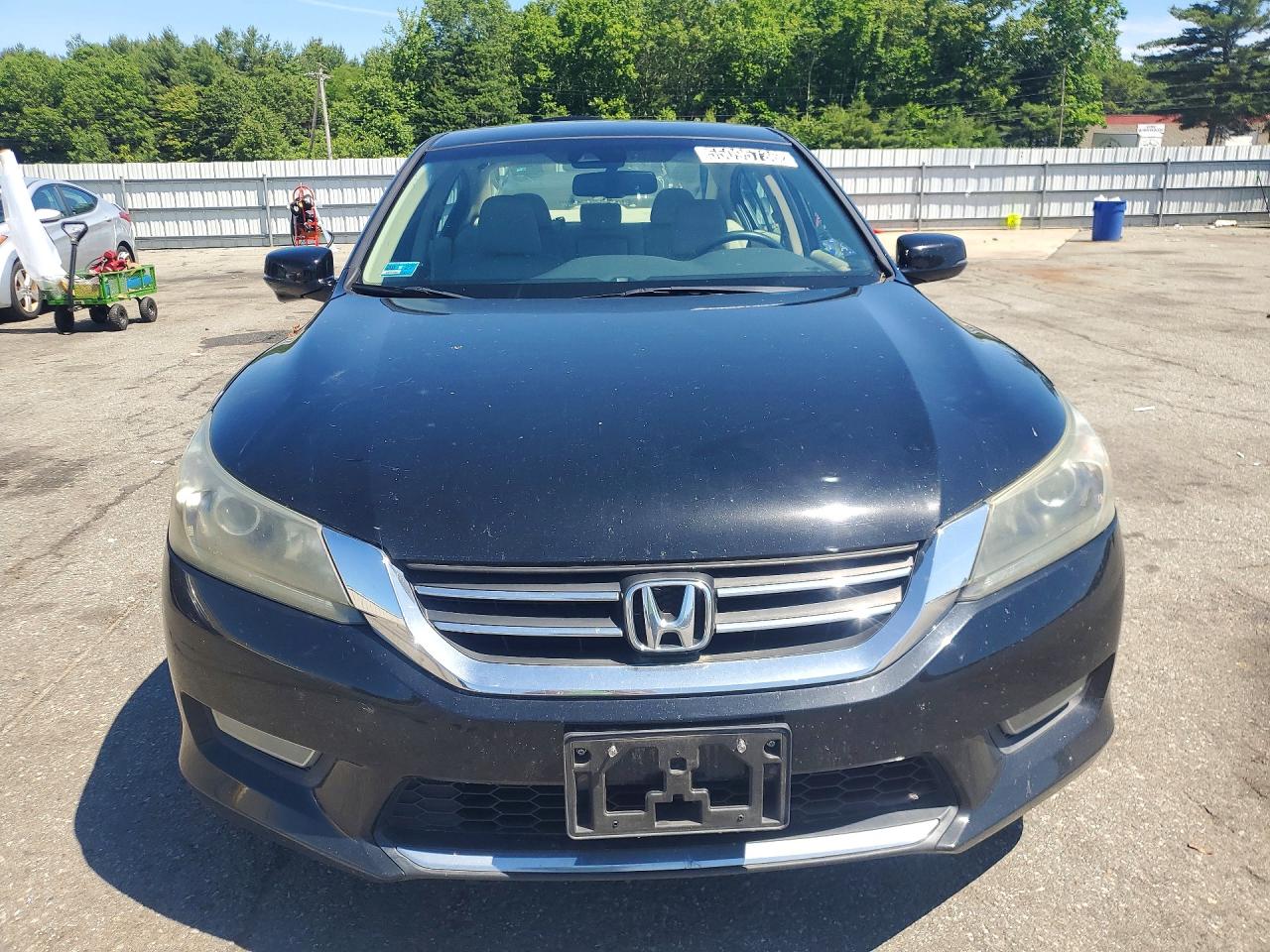 2013 Honda Accord Exl Черный vin: 1HGCR2F83DA250300