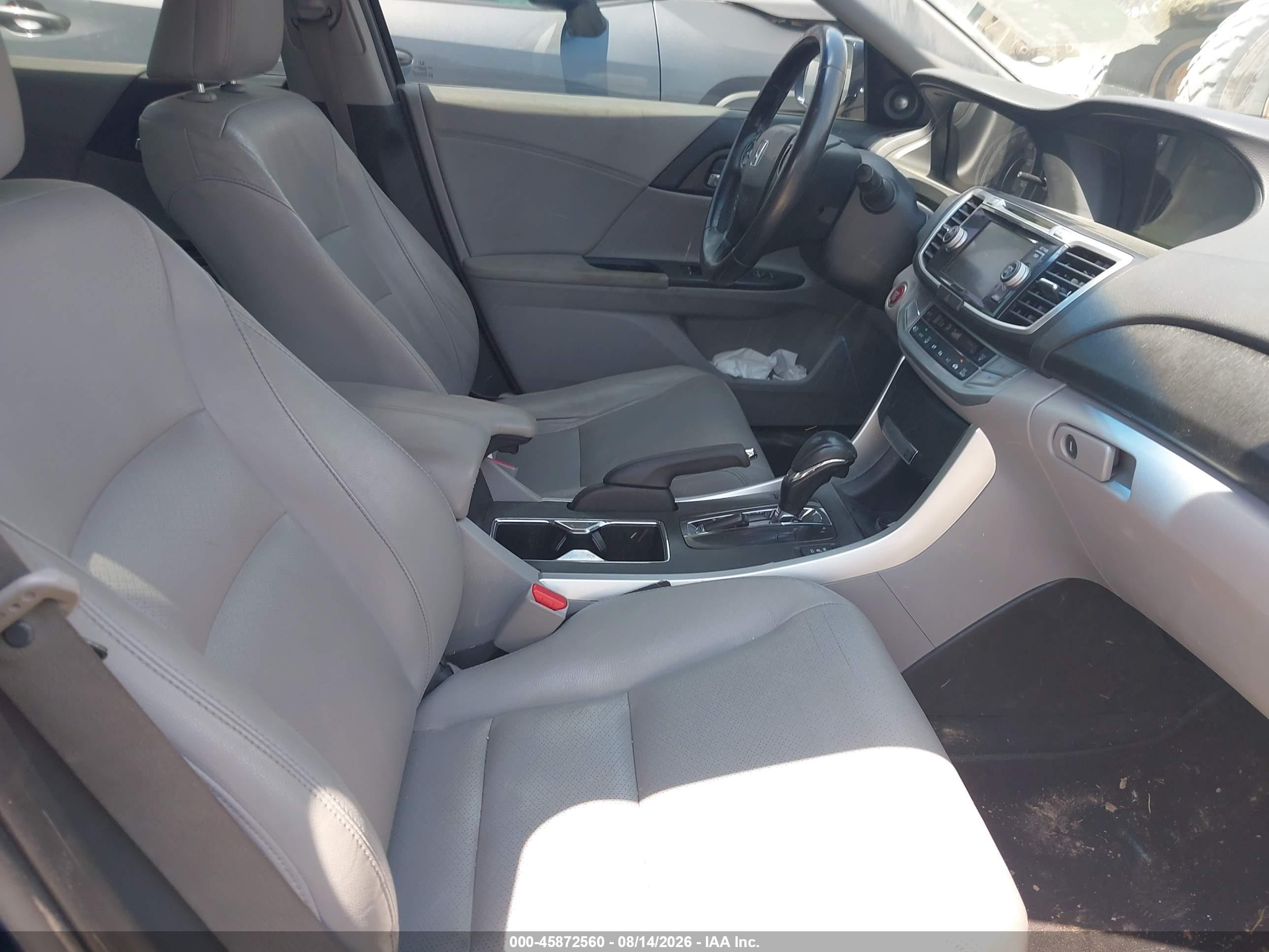 2013 Honda Accord Ex-l Blue vin: 1HGCR2F83DA273849