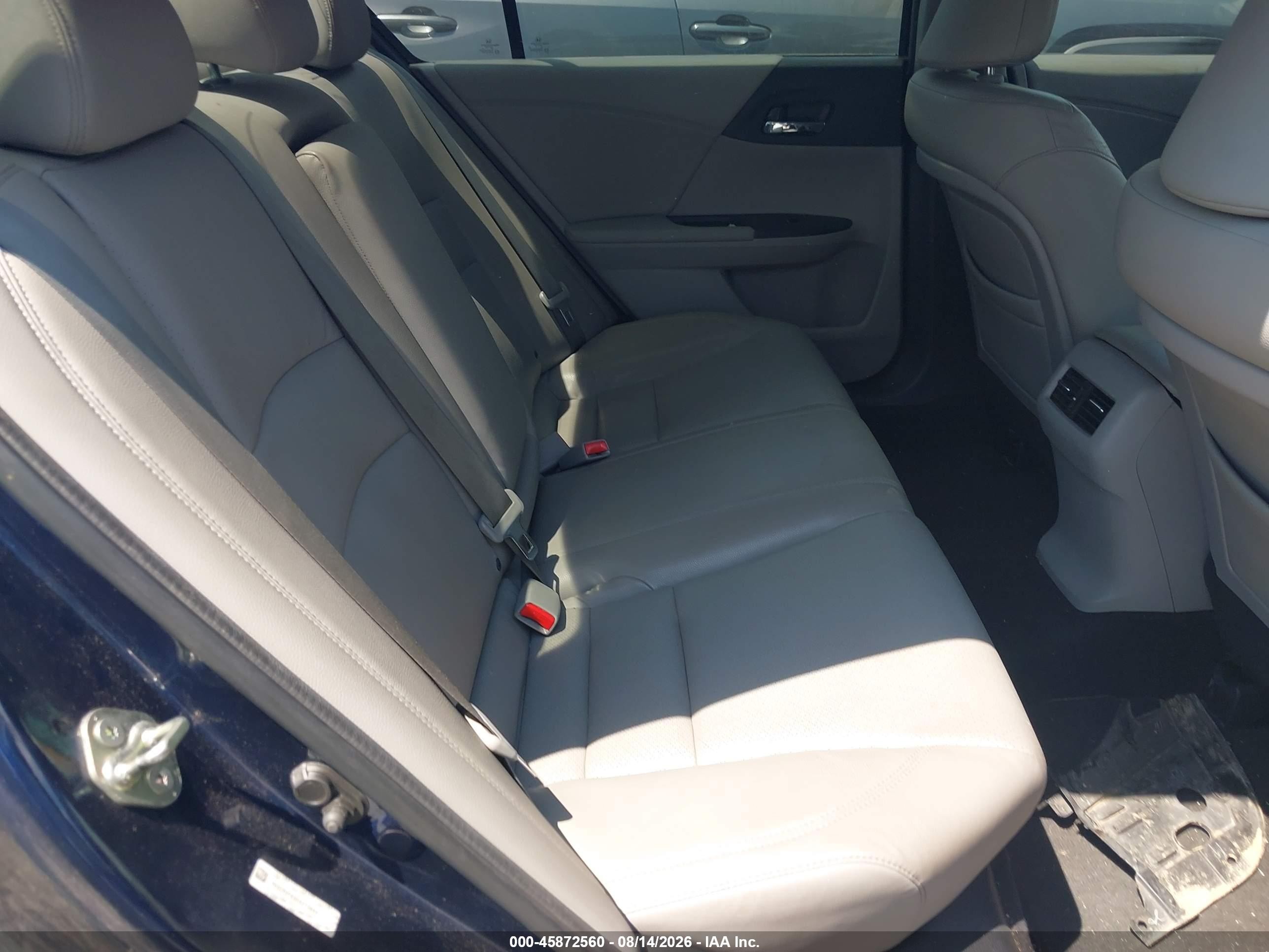 2013 Honda Accord Ex-l Blue vin: 1HGCR2F83DA273849