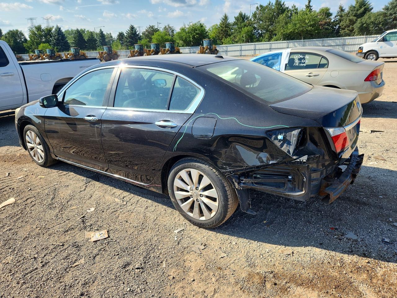 2013 Honda Accord Exl Черный vin: 1HGCR2F83DA284026