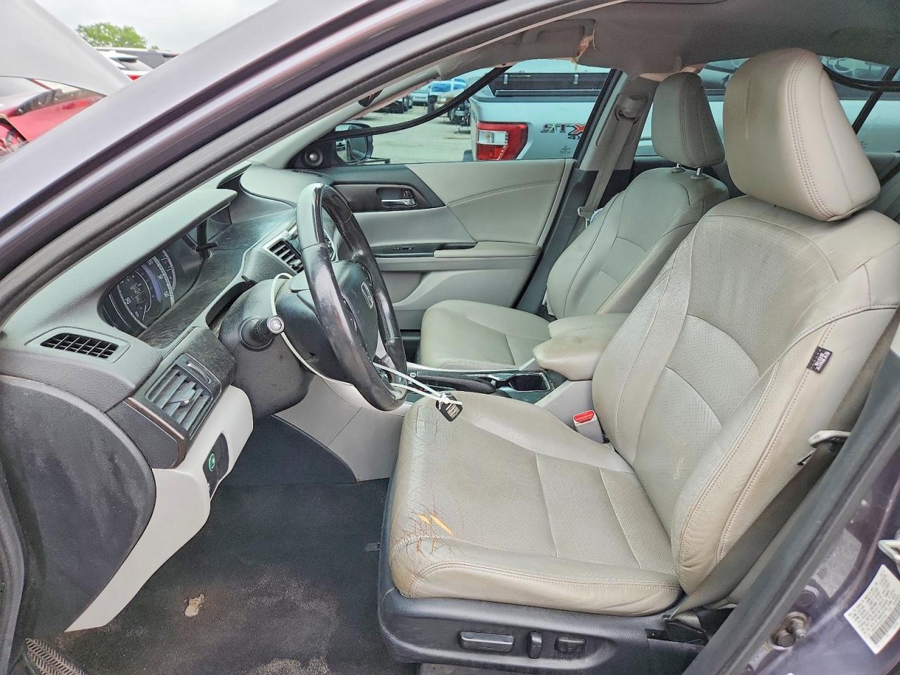 2014 Honda Accord Exl Gray vin: 1HGCR2F83EA027420