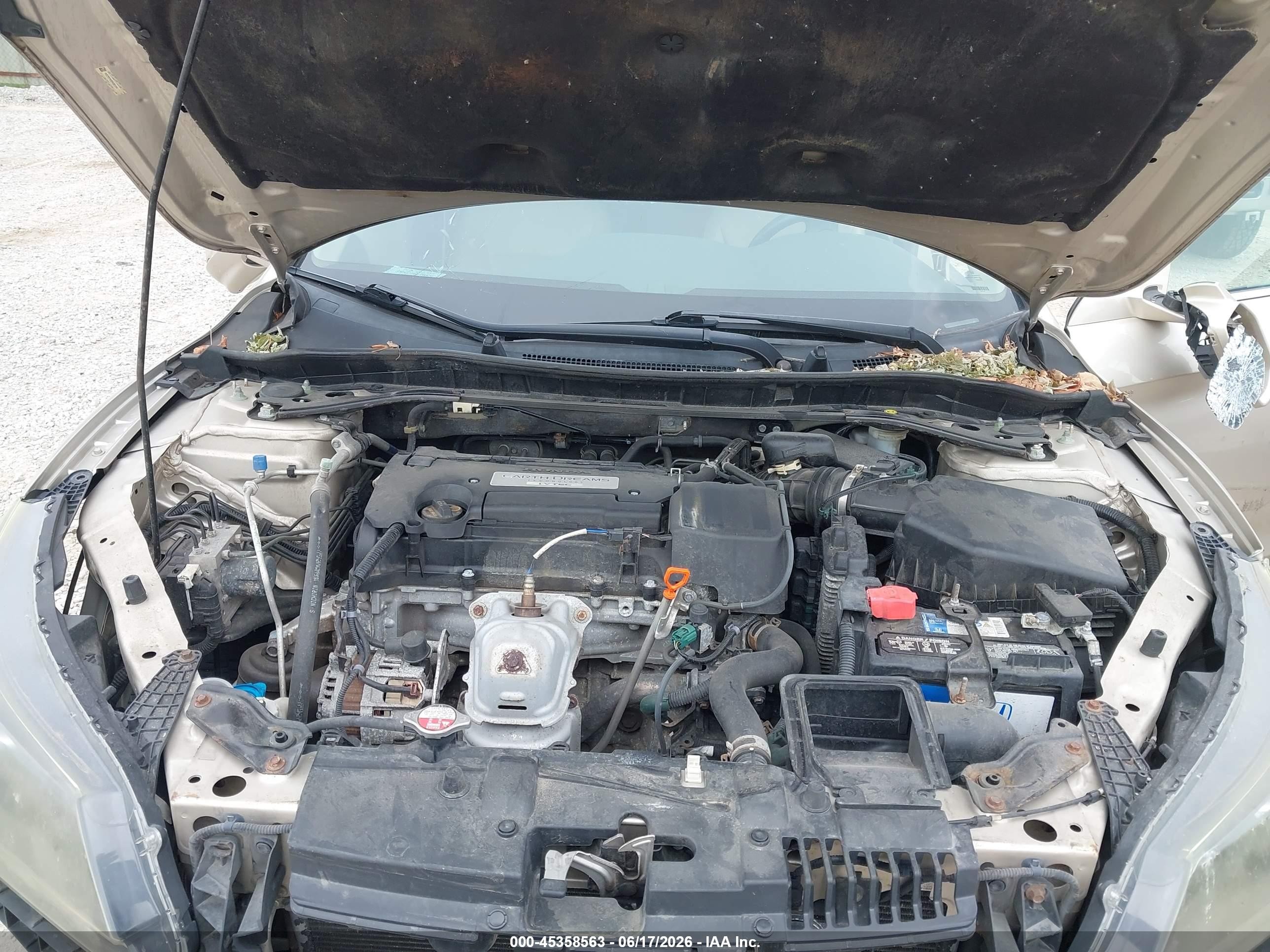 2014 Honda Accord Ex-l Gold vin: 1HGCR2F83EA053354