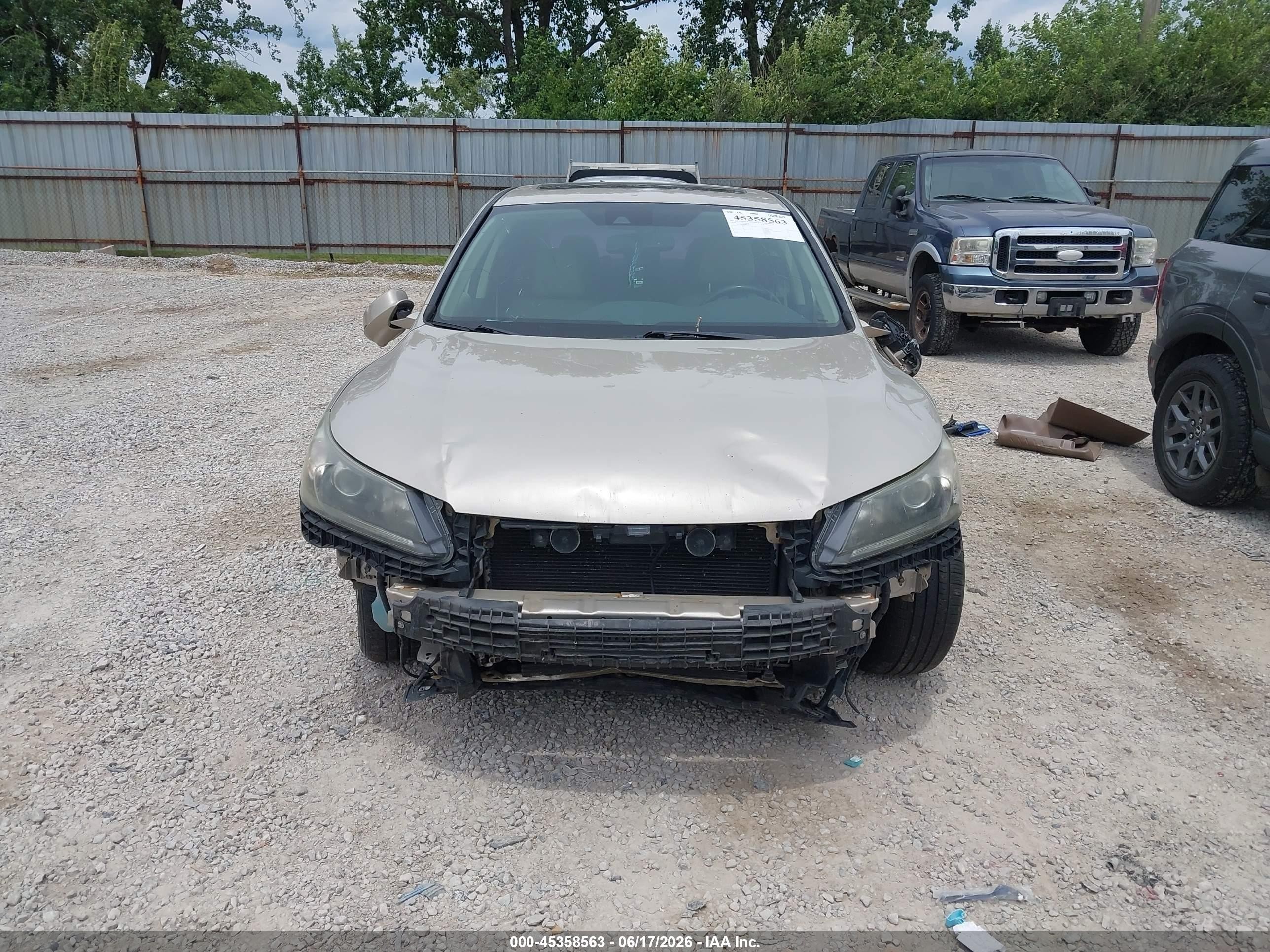 2014 Honda Accord Ex-l Gold vin: 1HGCR2F83EA053354