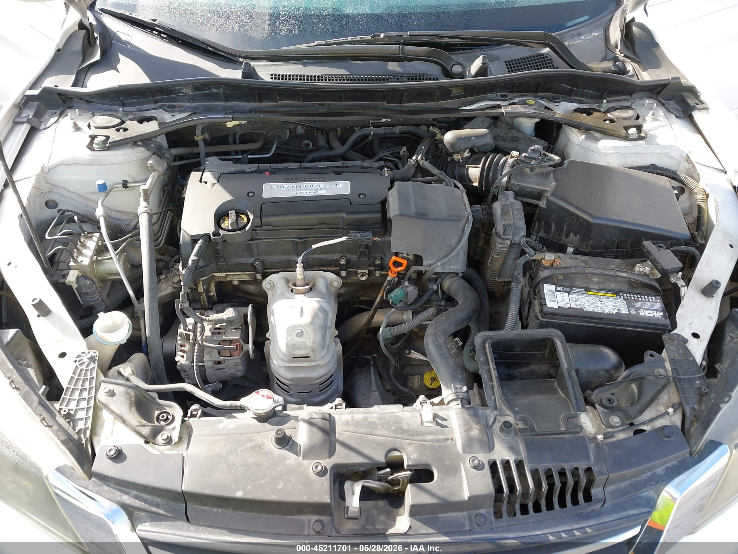 2014 Honda Accord Ex-l Белый vin: 1HGCR2F83EA097659