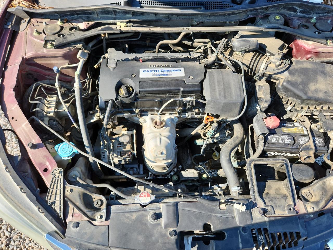 2014 Honda Accord Exl Burgundy vin: 1HGCR2F83EA246300