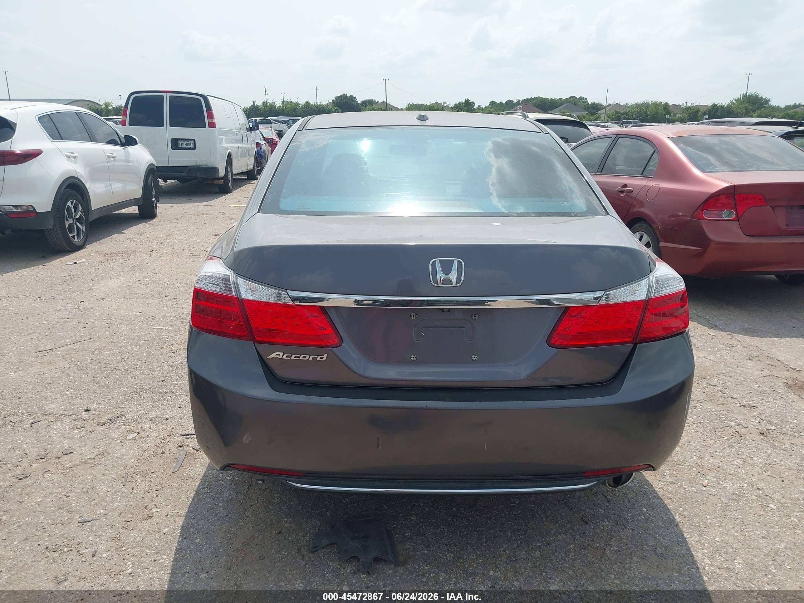 2014 Honda Accord Ex-l Gray vin: 1HGCR2F83EA260942